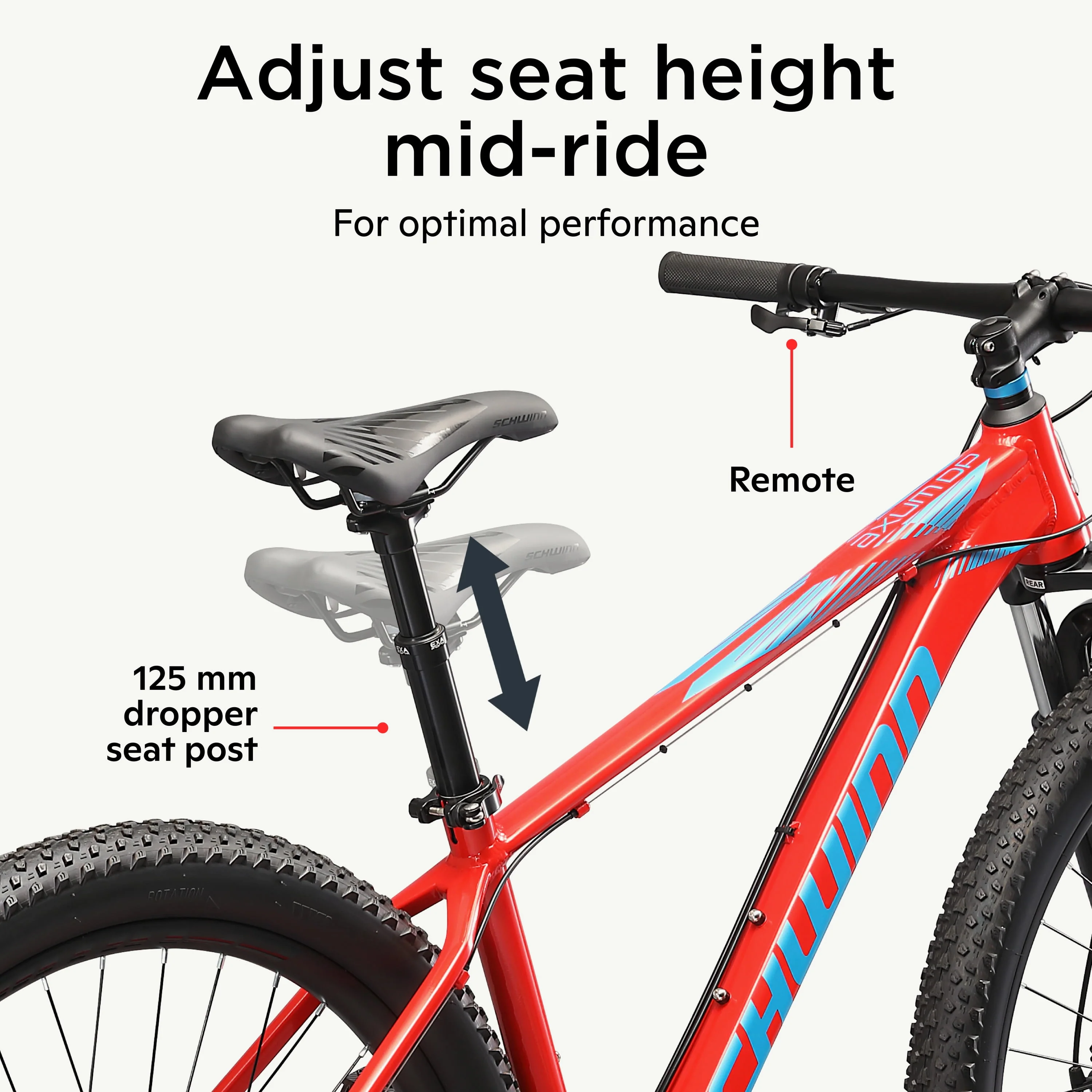 29-in. Axum DP Mens Mountain Bike, Red, 19-in. Frame