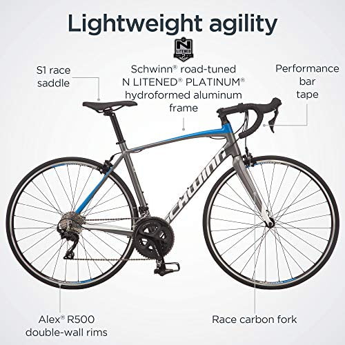 Schwinn Fastback Carbon Road Bike, Fastback AL105, 45cm/Extra Small Frame