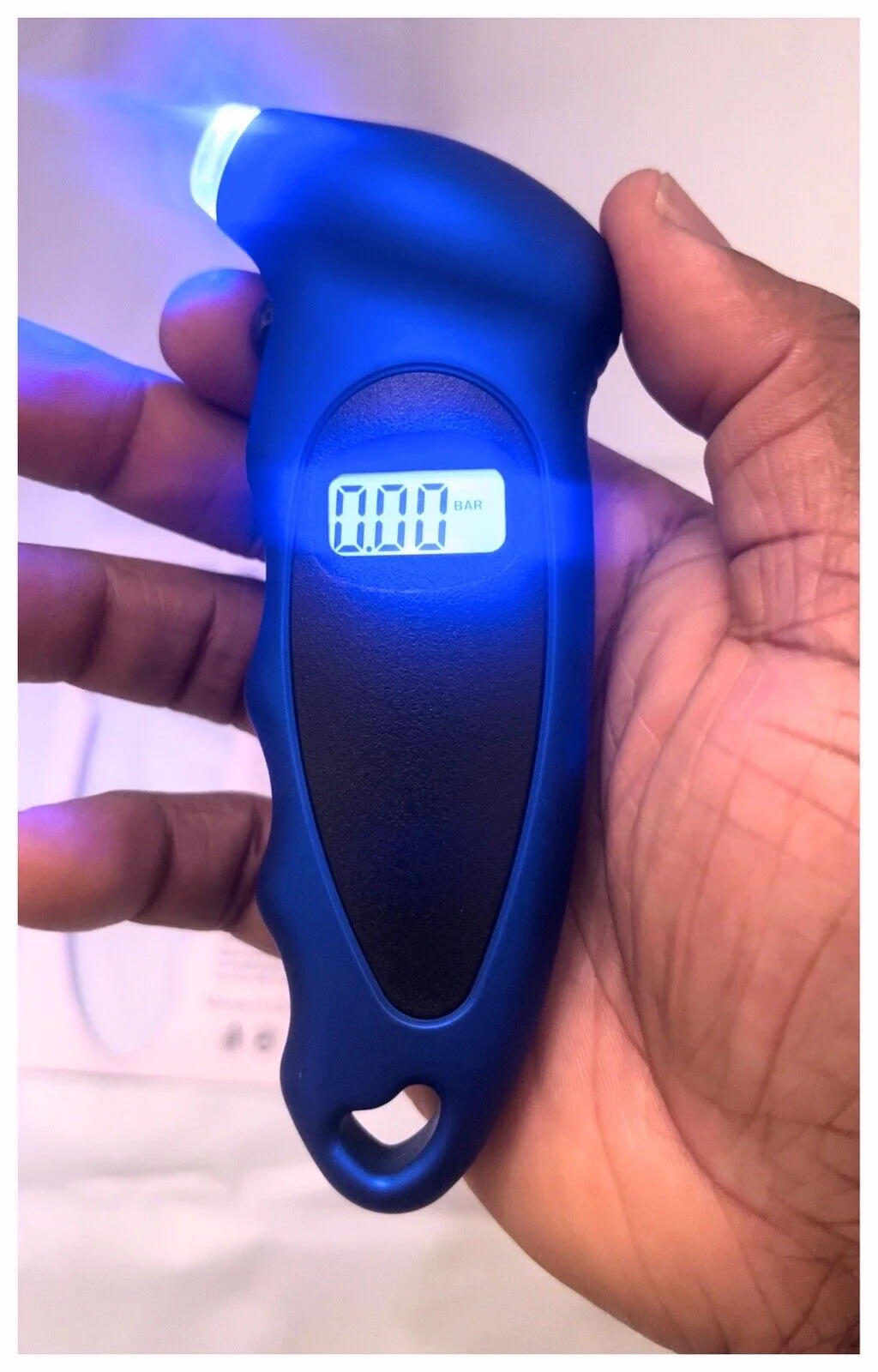 Digital LCD Display Tire Pressure Gauge with Backlight