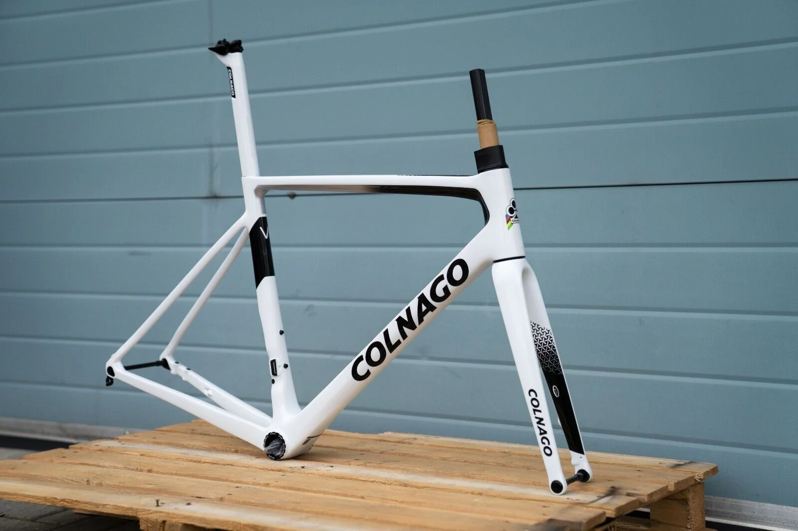 Colnago V3 Disc 2023 Complete Frameset White Black 52cm - EX DISPLAY