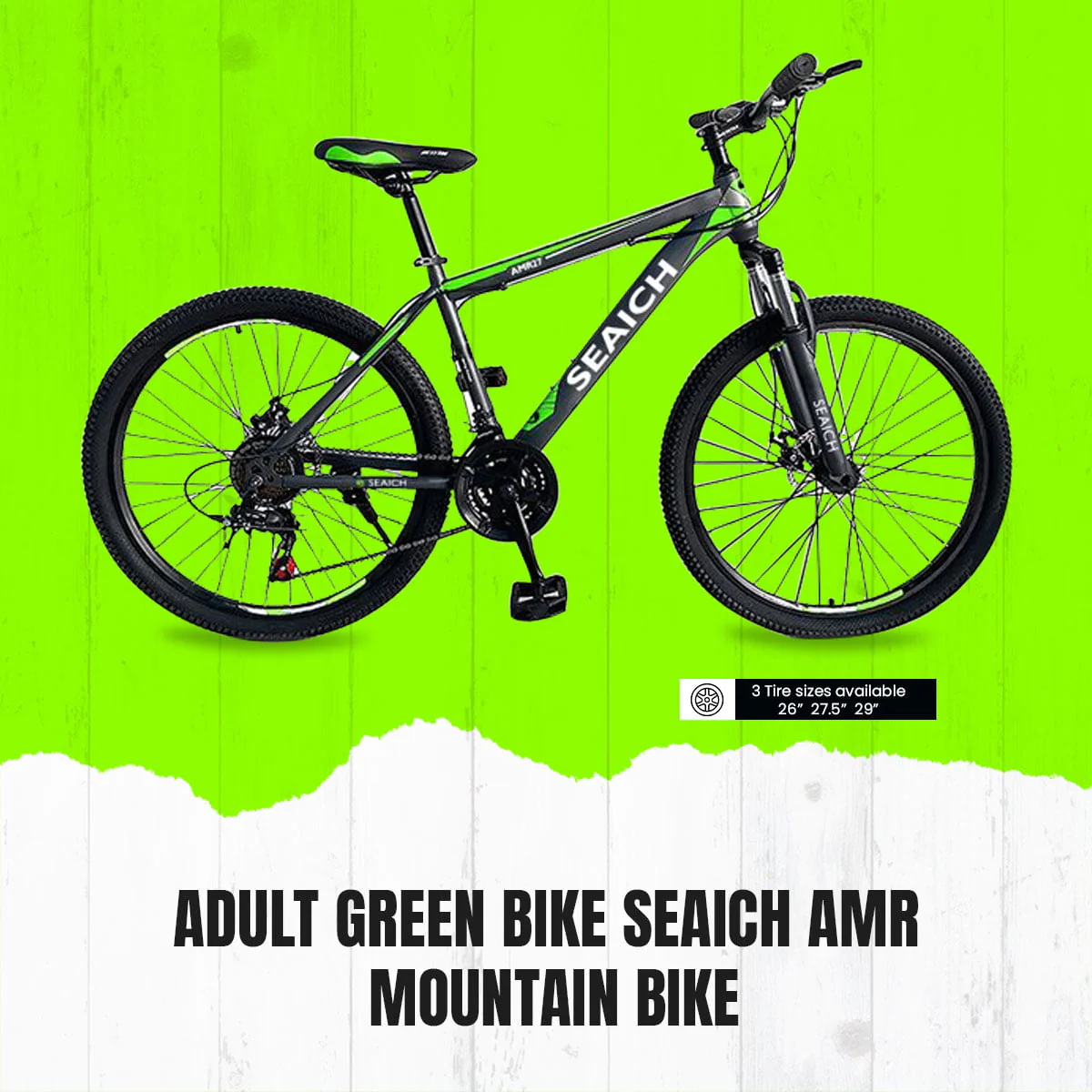 Adult Green Bike SEAICH AMR 29