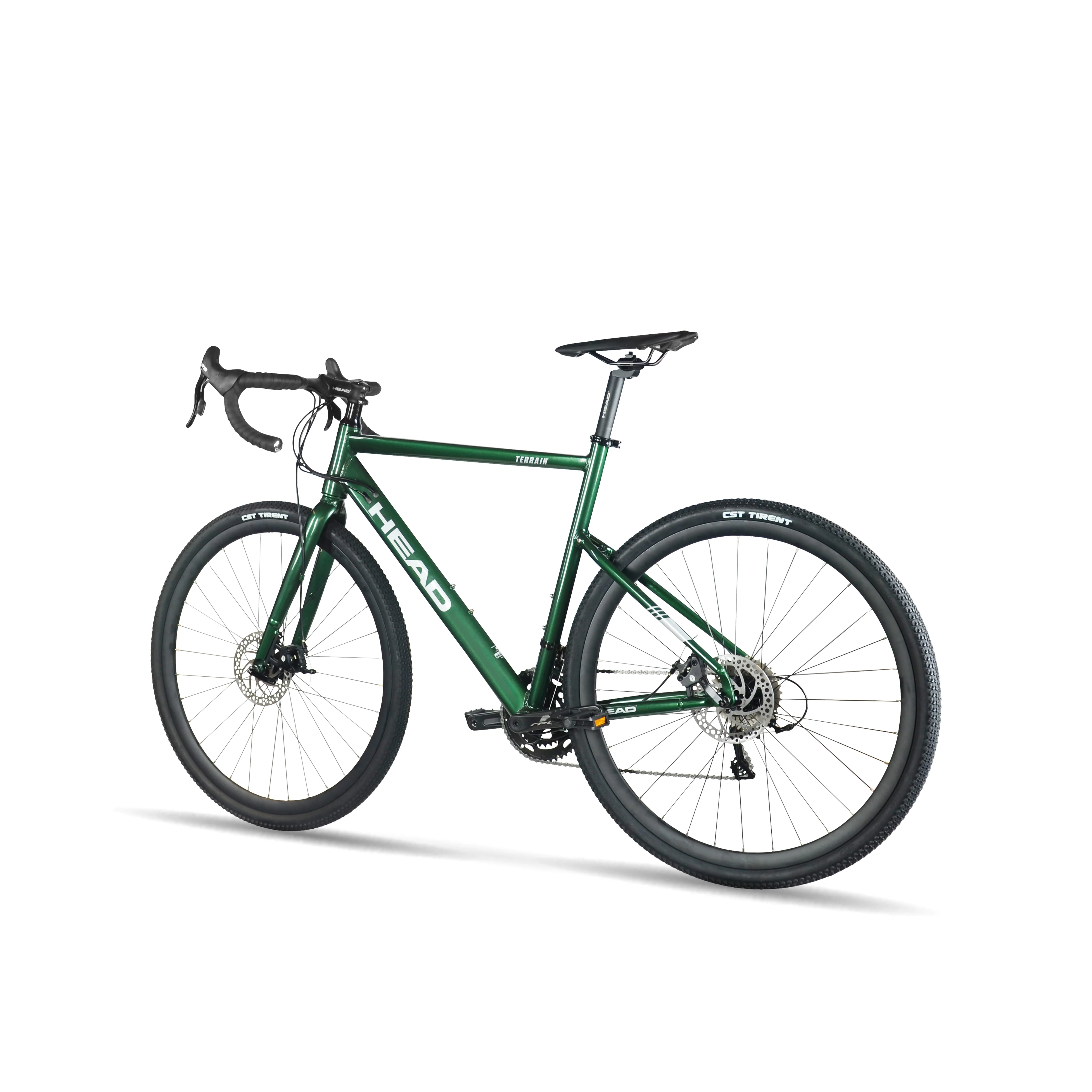 HEAD Terrain L-Twoo R5 Alloy Gravel Bike, 700c, Small, Evergreen