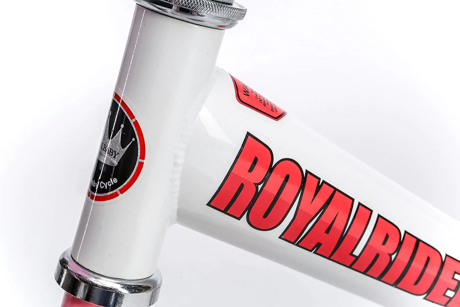 RoyalBaby Jenny Princess 18 inch Girl's Bicycle, White & Pink