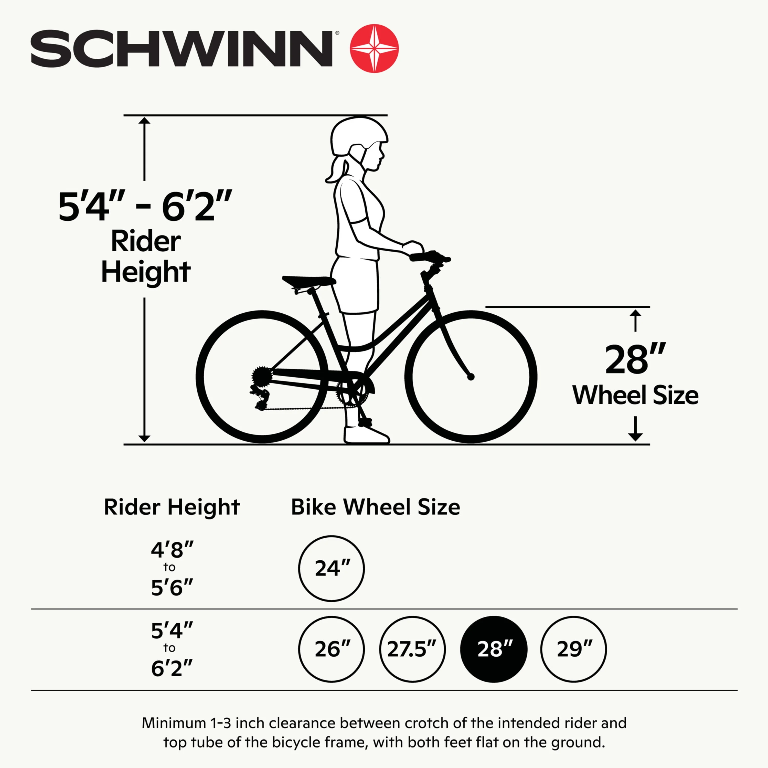 Schwinn Admiral 700c Adult Hybrid Bike, 7 Speed Womens Bike, Cream