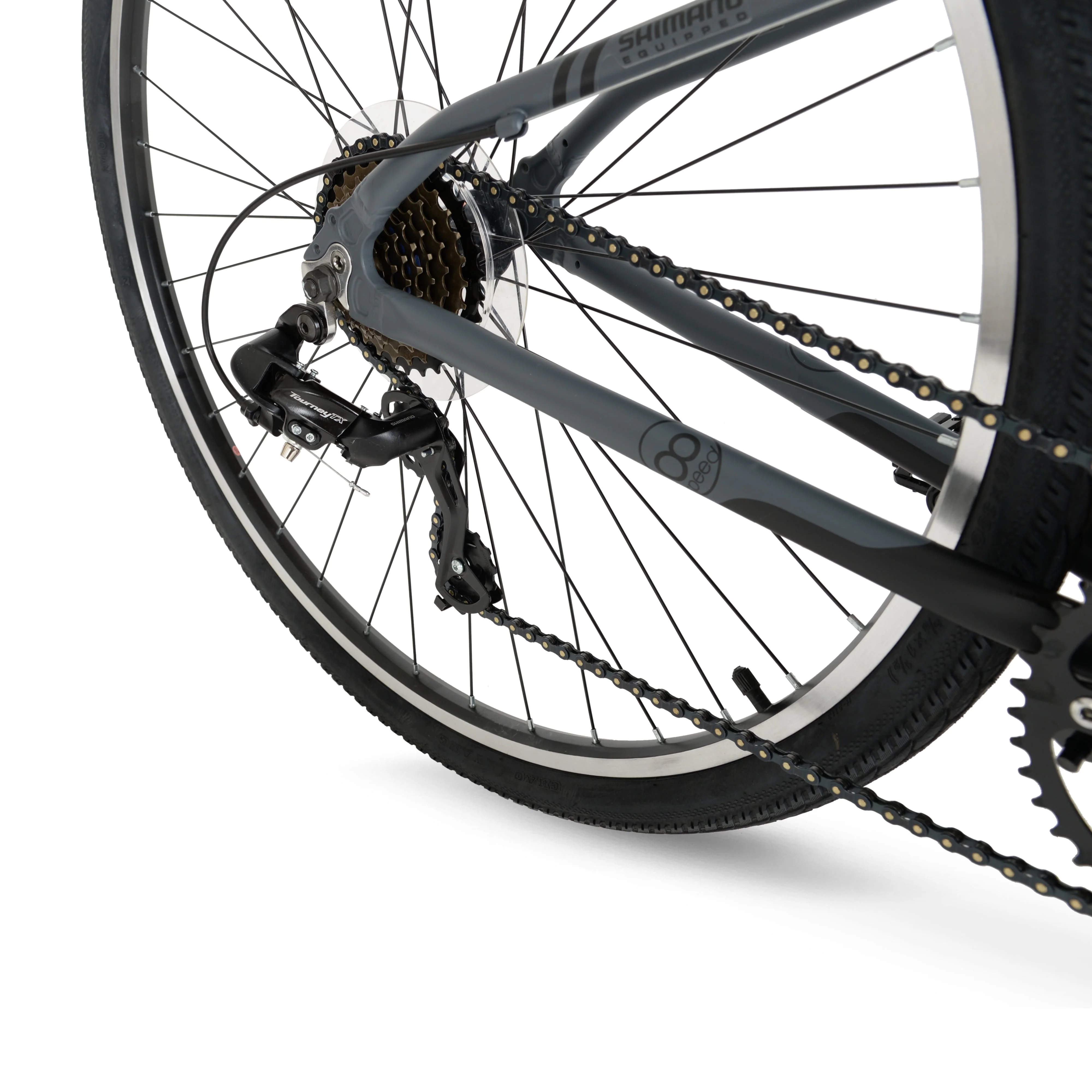 Bicycle 700c Adult Urban Bike, Gray