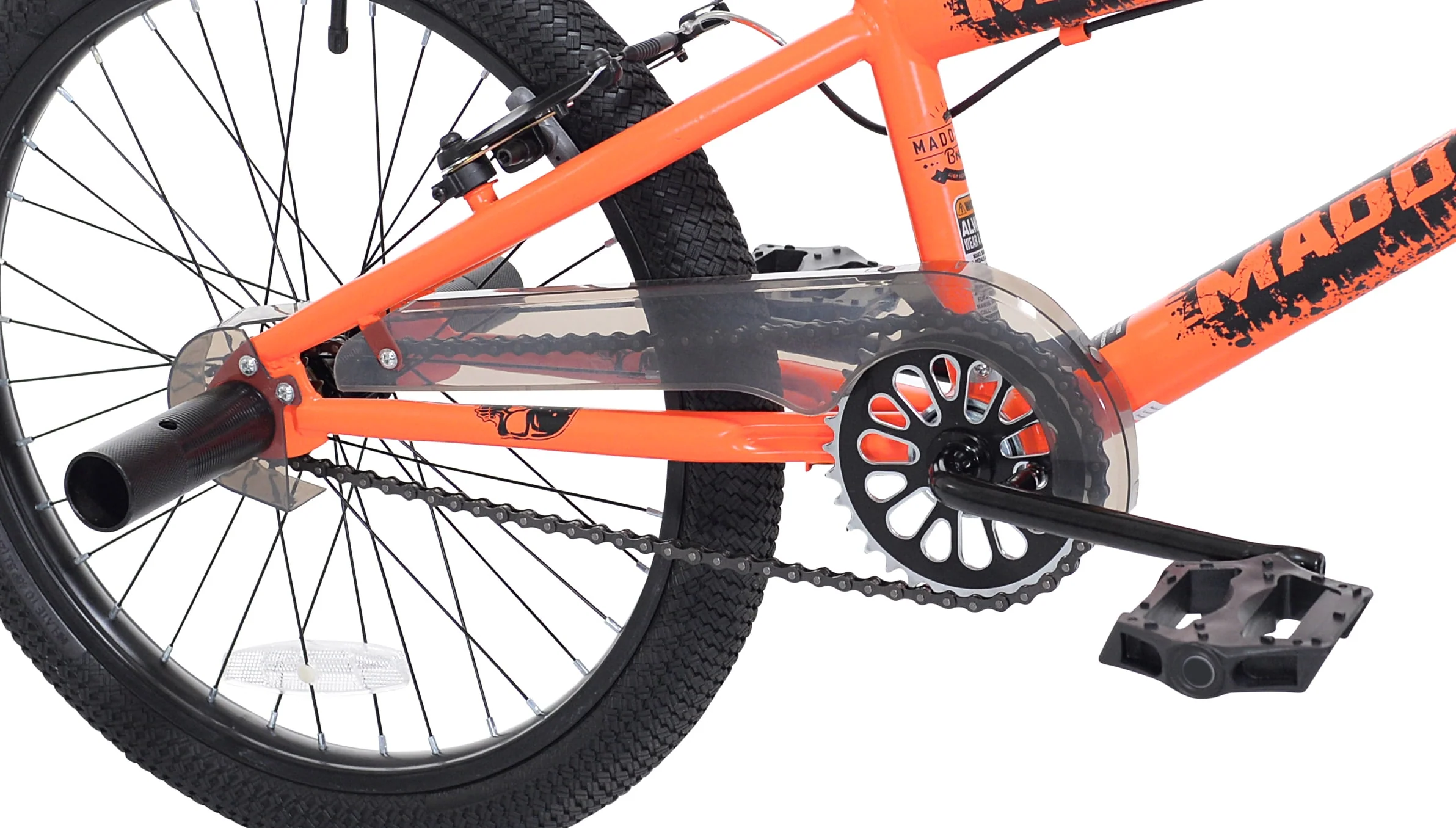 Bicycle Madd Gear 20-inch Boy's Freestyle BMX Bicycle Neon Orange