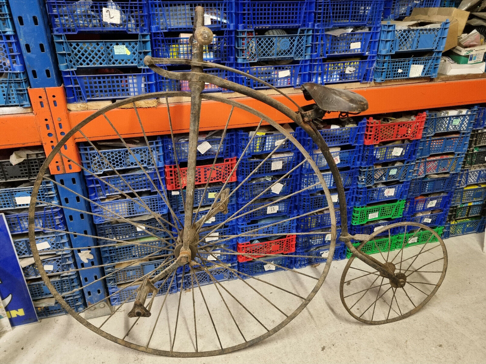 Authentic GRAND-BI antique bike circa 1878 model A IDENTIFIER old bike