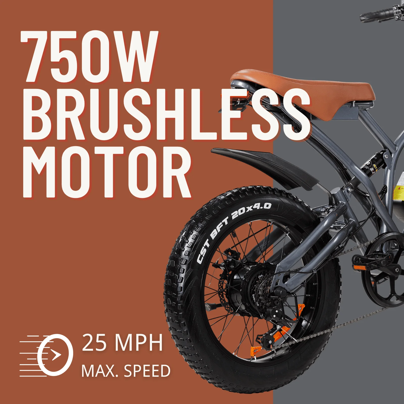 Jansno X50 Fat Tire E-bikes, 20