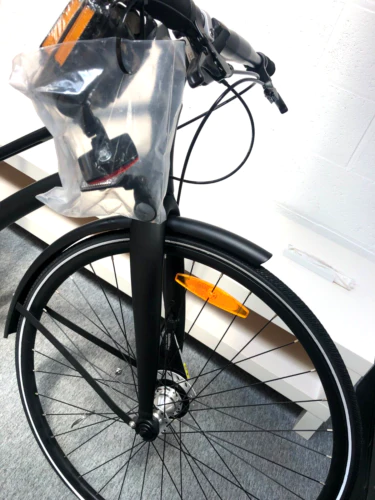 HEY BIKE 7 SPEED bicycle step through - Black- Medium - Commuter / Hybrid / City