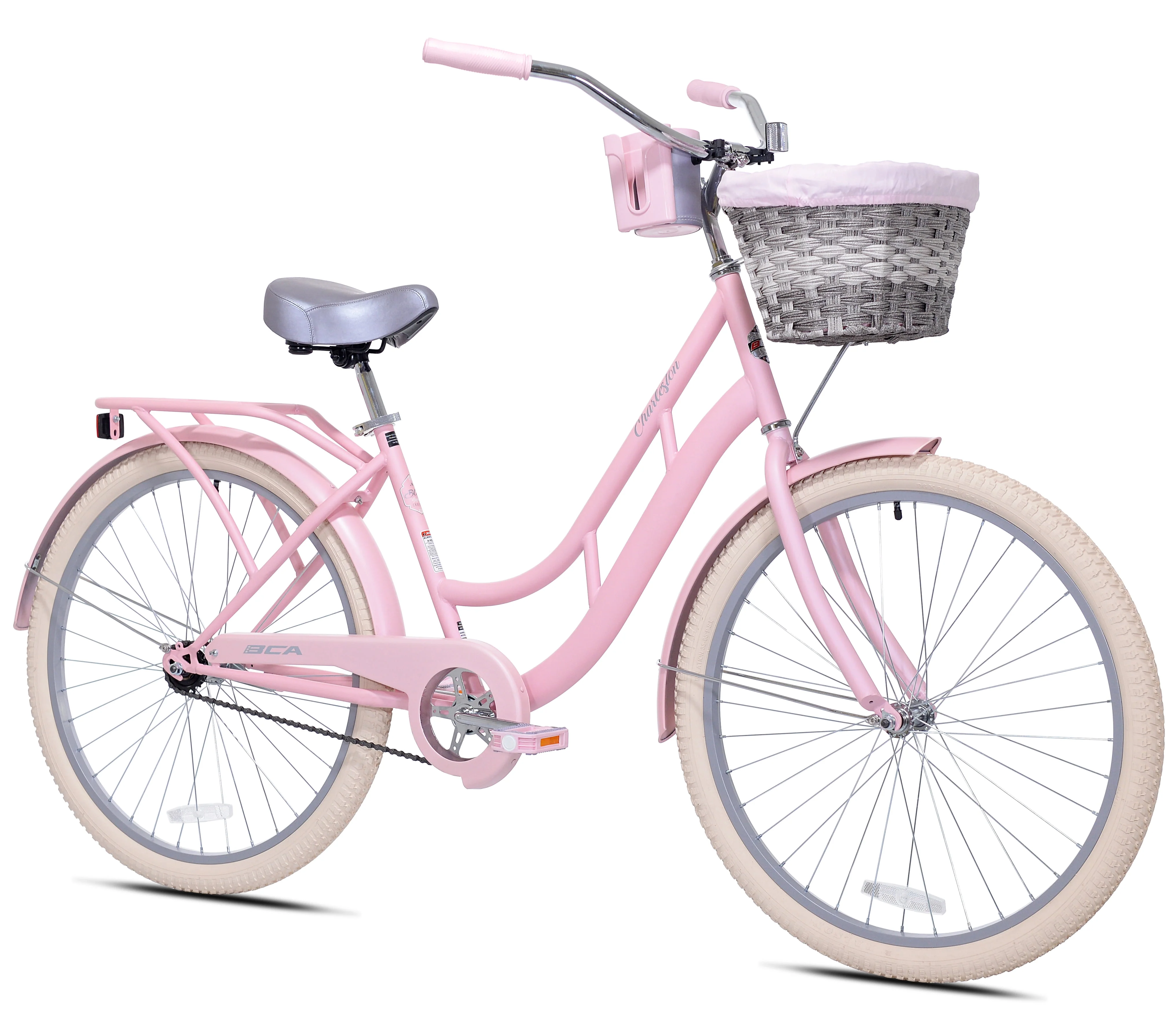 26 In. Charleston Ladies Cruiser Bike, Pink