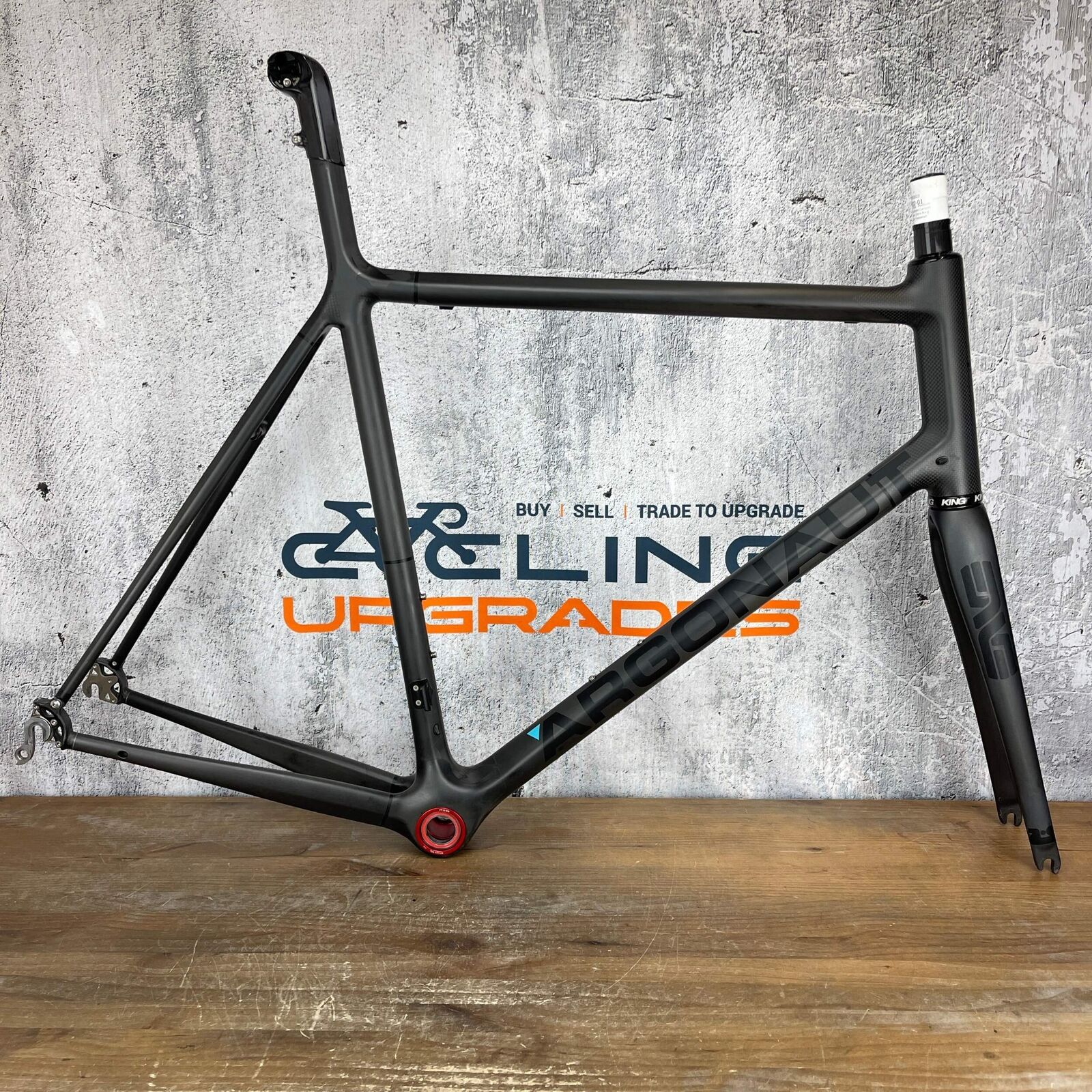 Argonaut Cycles 60cm Rim Brake Carbon Frameset 700c Chris King 1769g