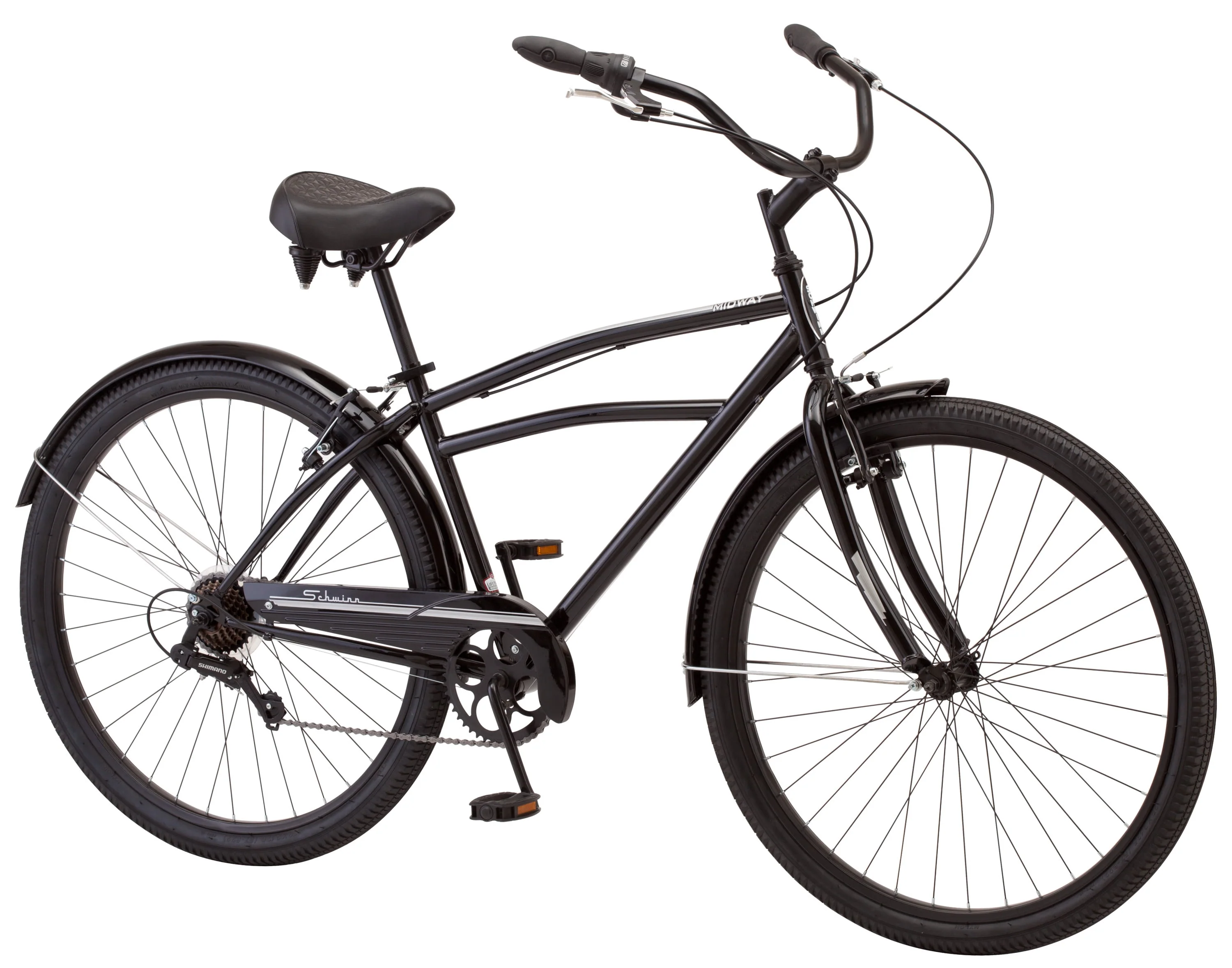 Midway Cruiser Bicycle, 29-in. Wheels, 7 Speeds, Black