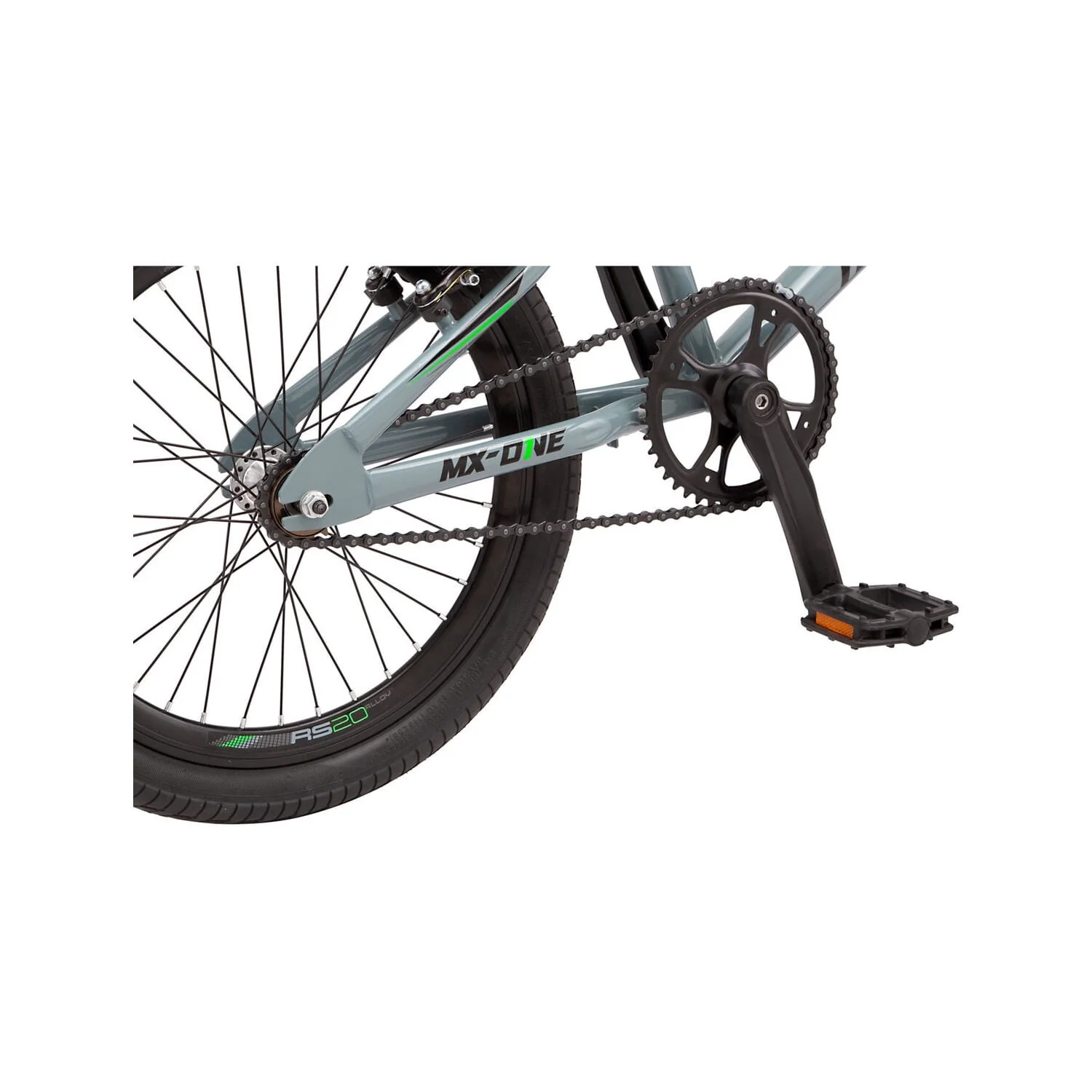 Mongoose  20 in. Boys One BMX Bike, Gray