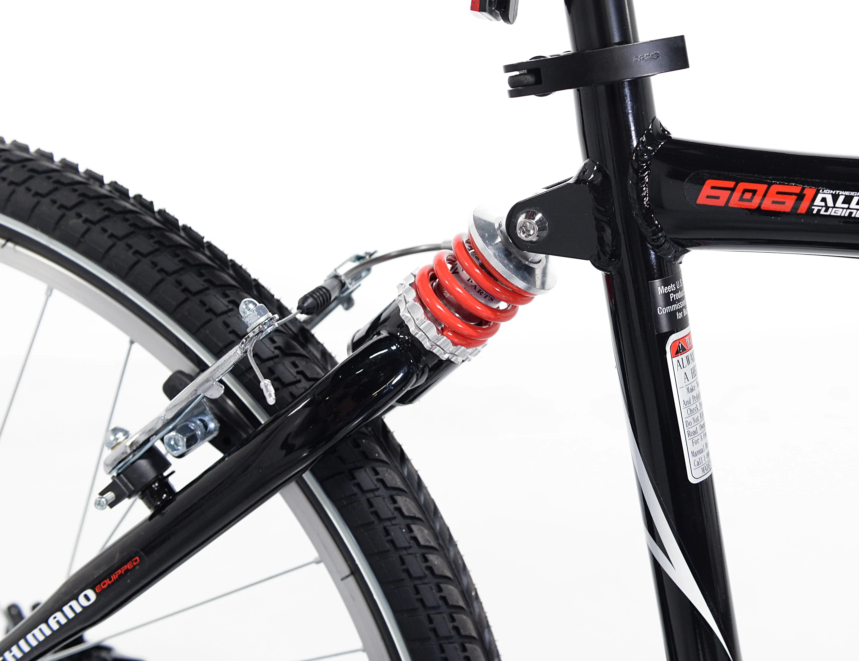 Kent Bicycle 26 In. Avalon Comfort Men's Bike with Full Suspension, Black