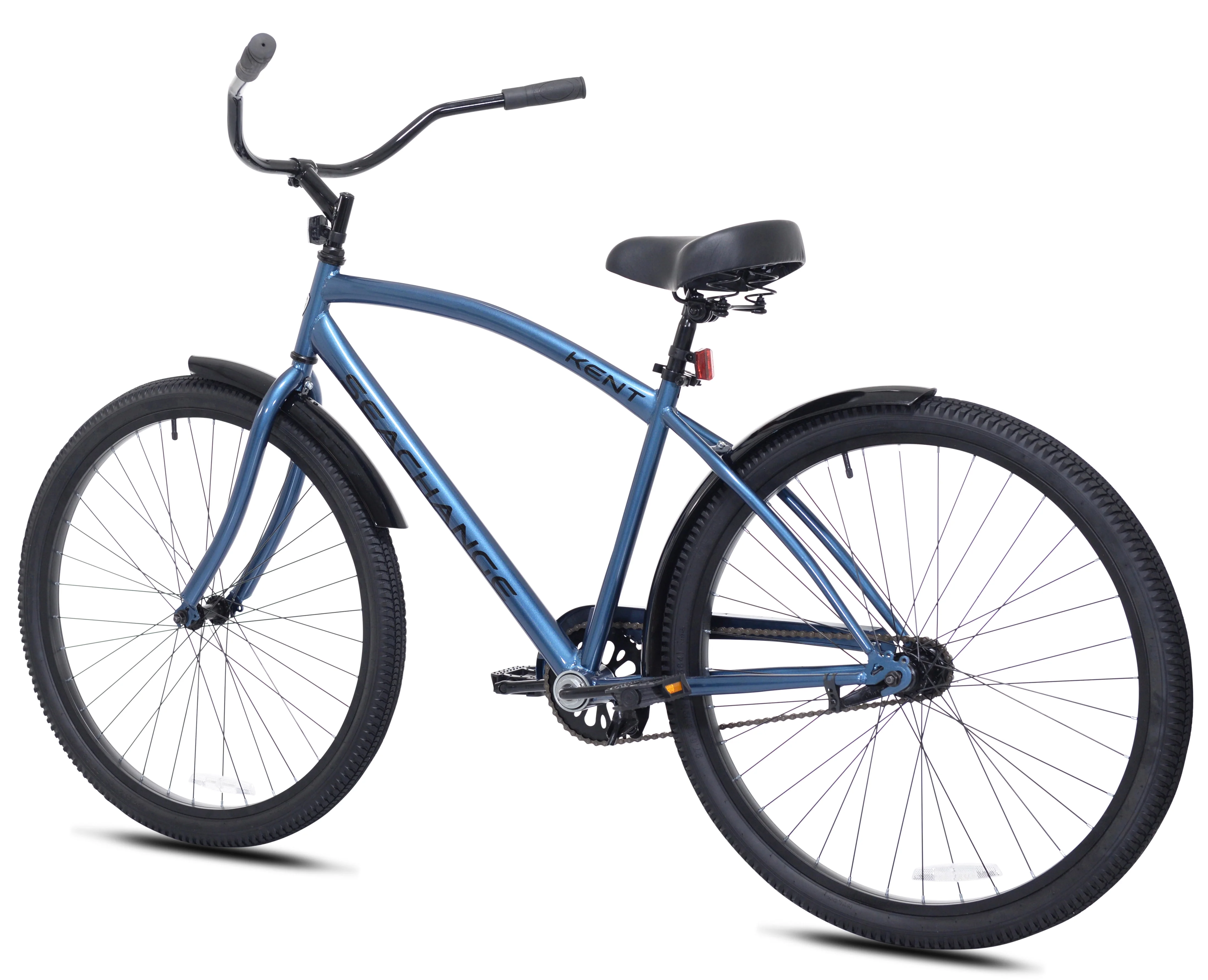 Kent Bicycles 27.5 in Male Sea Change Beach Cruiser Bike, Metallic Blue