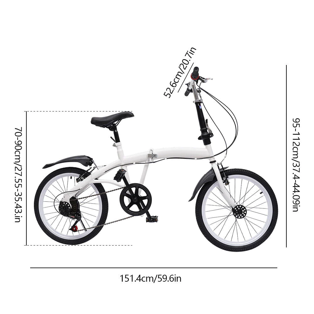 TFCFL Adult Folding Bikes, 20