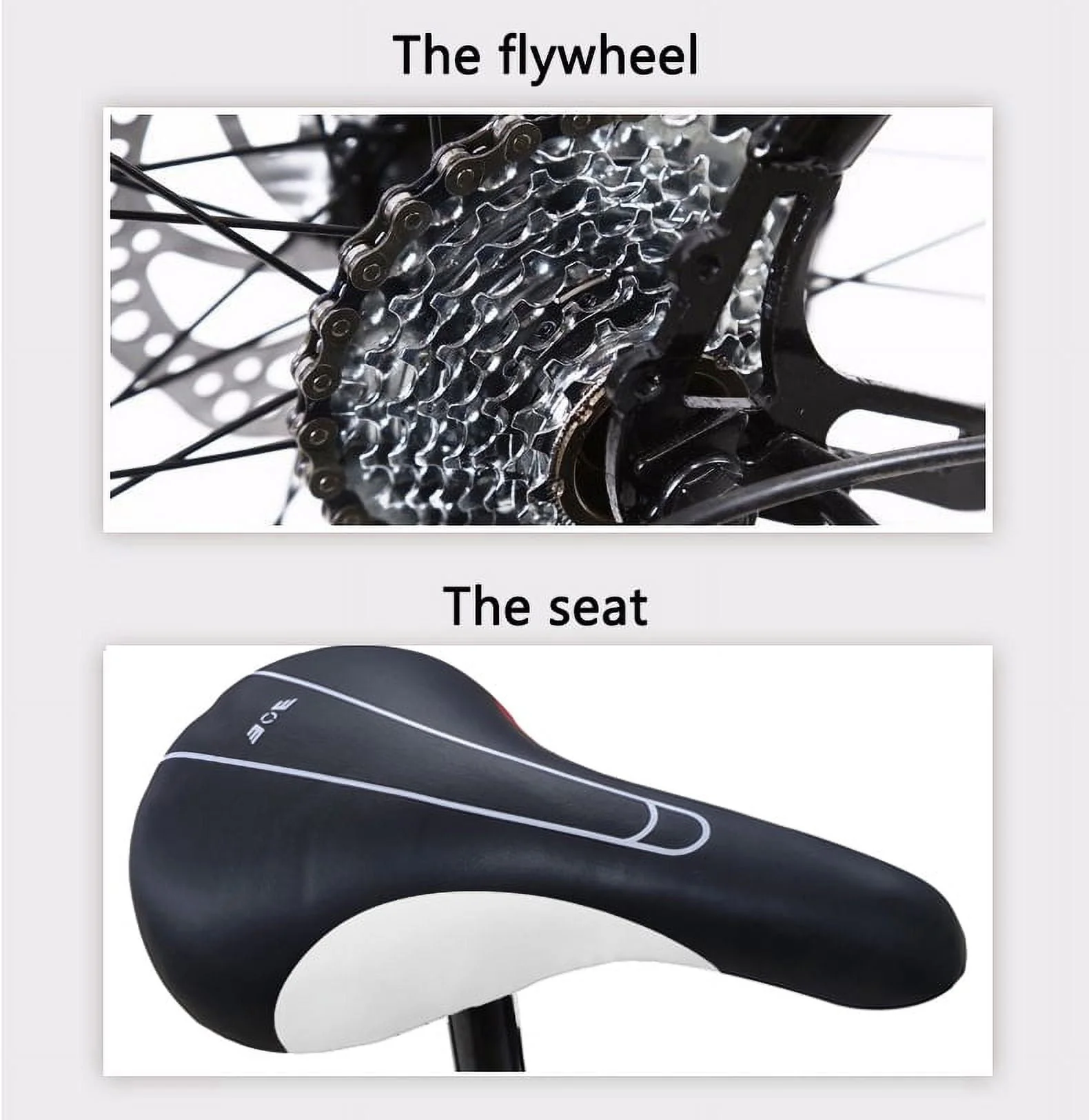 Mountain Bike for for Men and Women, 26-Inch Wheels, 21 Speed Drivetrain and Front Suspension, Dual Disc Brake and Adjustable Stem, Aluminum and Steel Frame, Youth/Adult Mountain Bike