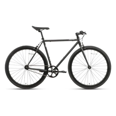 AVASTA BA9002WF-7 700C 50 Inch Single Speed Loop Fixed Gear Urban Commuter Fixie Bike with High-TEN Steel Frame for Adults 5' 1