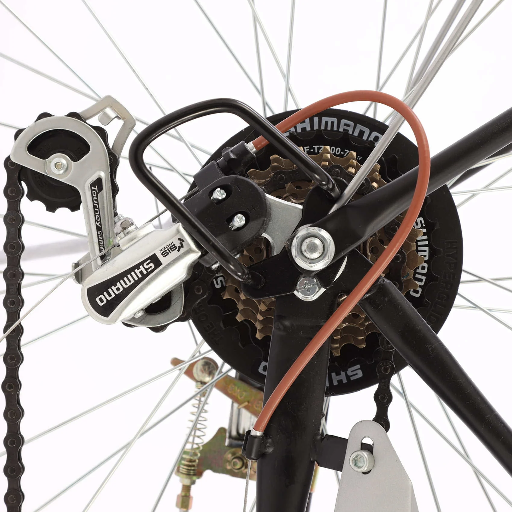 Dinling 26 inch Wheels Women's Commuter Bike, Shimano 7 Speed Adult Cruiser Bike Green