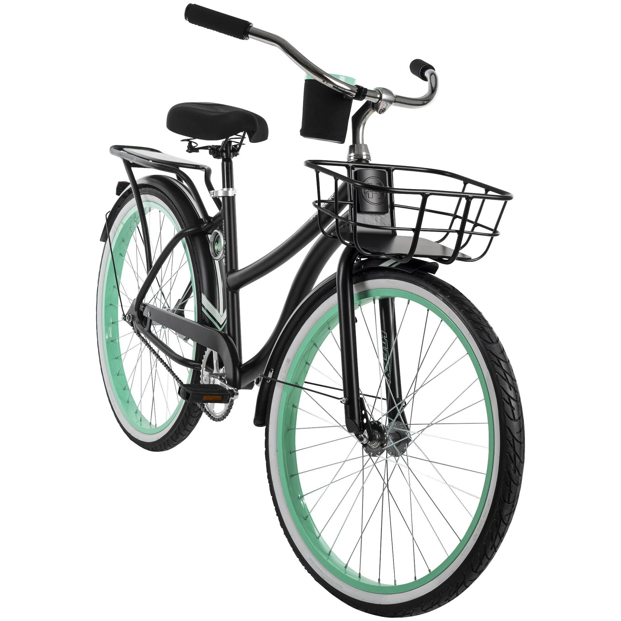 Glove 26-inch Aluminum Cruiser Bike for Women, Black, by Huffy