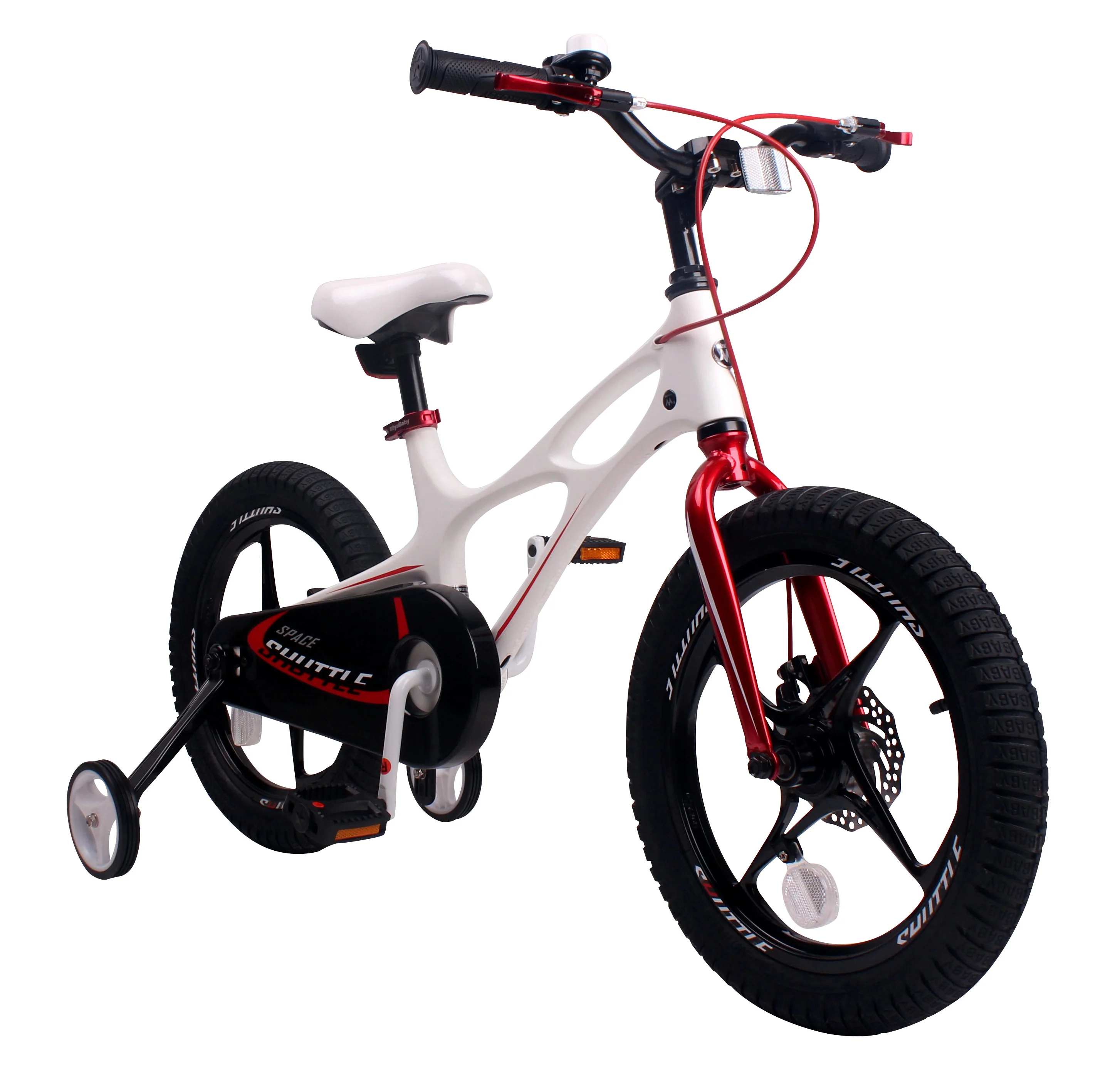 Royalbaby 16 inch Magnesium Space Shuttle Kid&s;s Bike, White