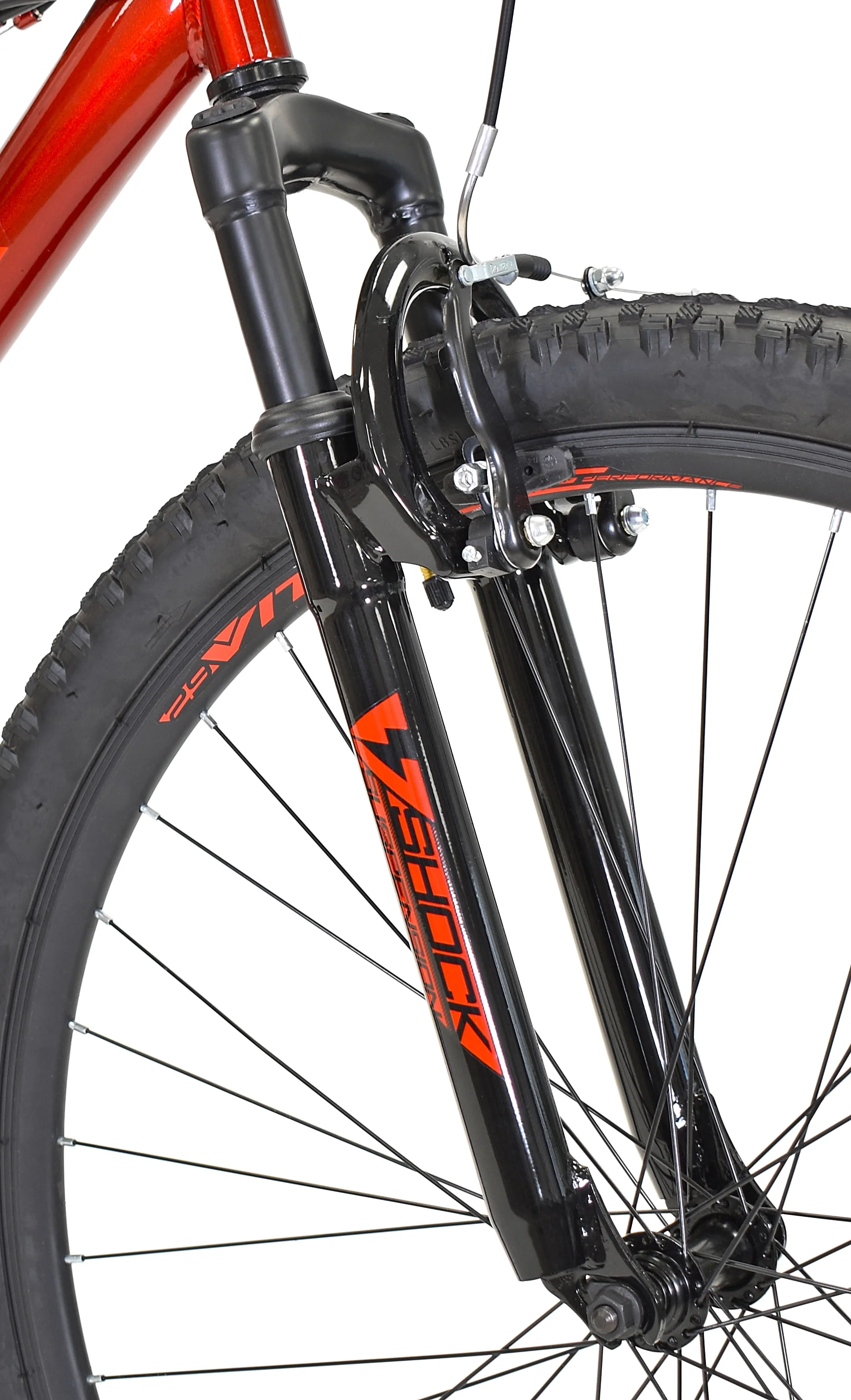 29 in. Flexor Men's Dual Suspension Mountain Bike, Red