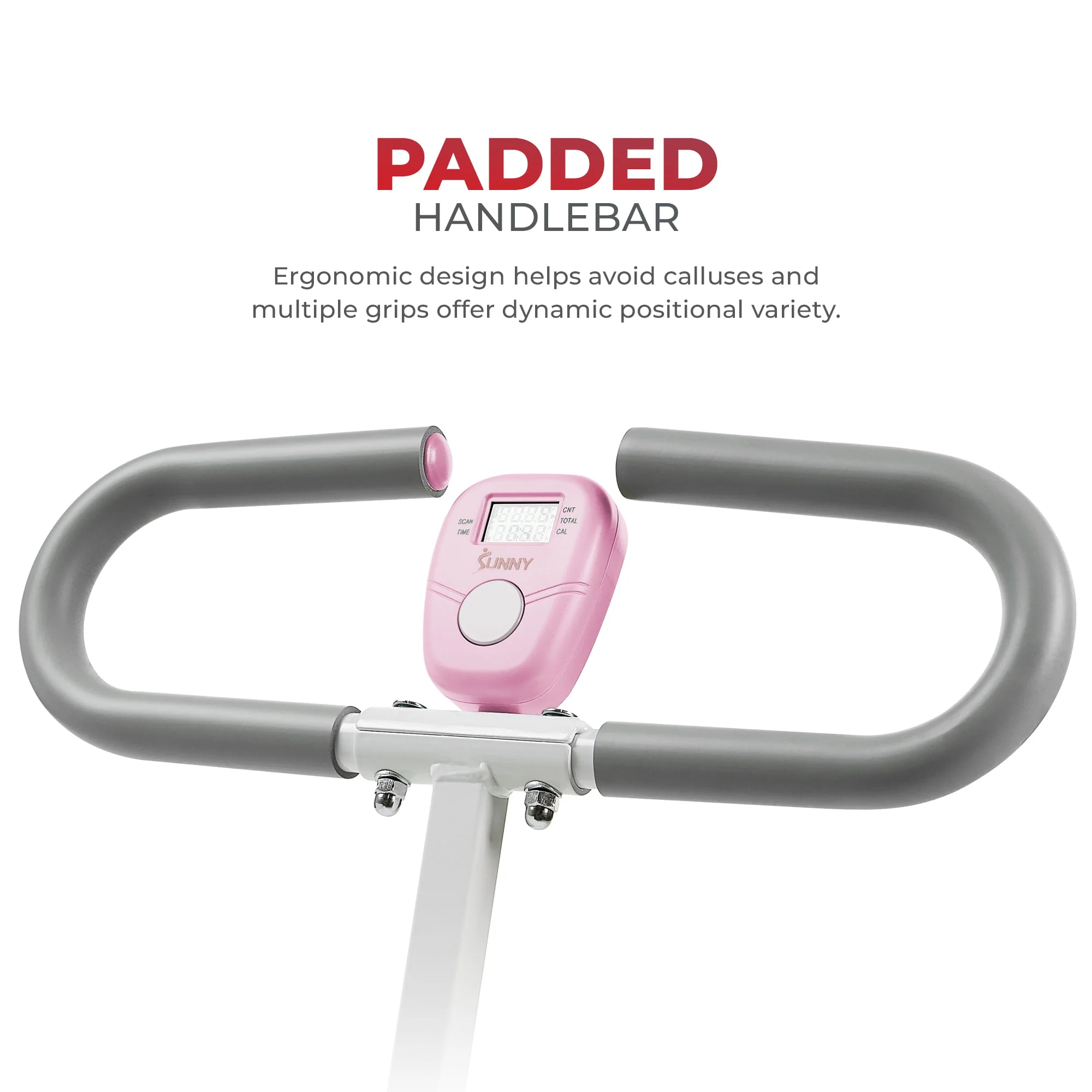 Sunny Health & Fitness Upright Row-N-Ride® Exerciser in Pink - P2100