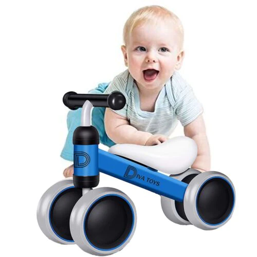 BABY BALANCE BIKE KIDS NO PEDALS TRIKE WALKER PUSH RIDE ON TODDLER BICYCLE NEW