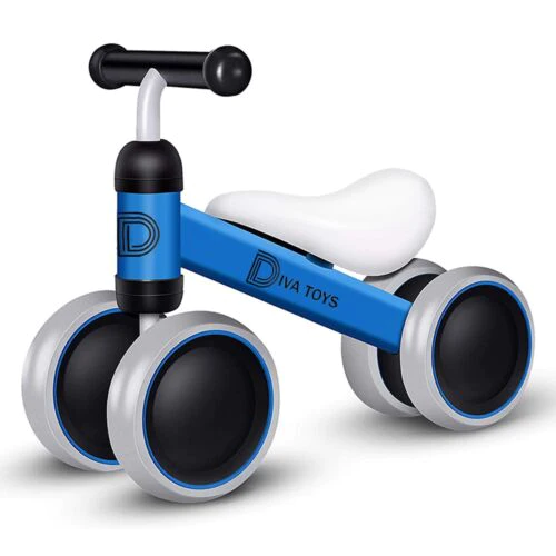 BABY BALANCE BIKE KIDS NO PEDALS TRIKE WALKER PUSH RIDE ON TODDLER BICYCLE NEW