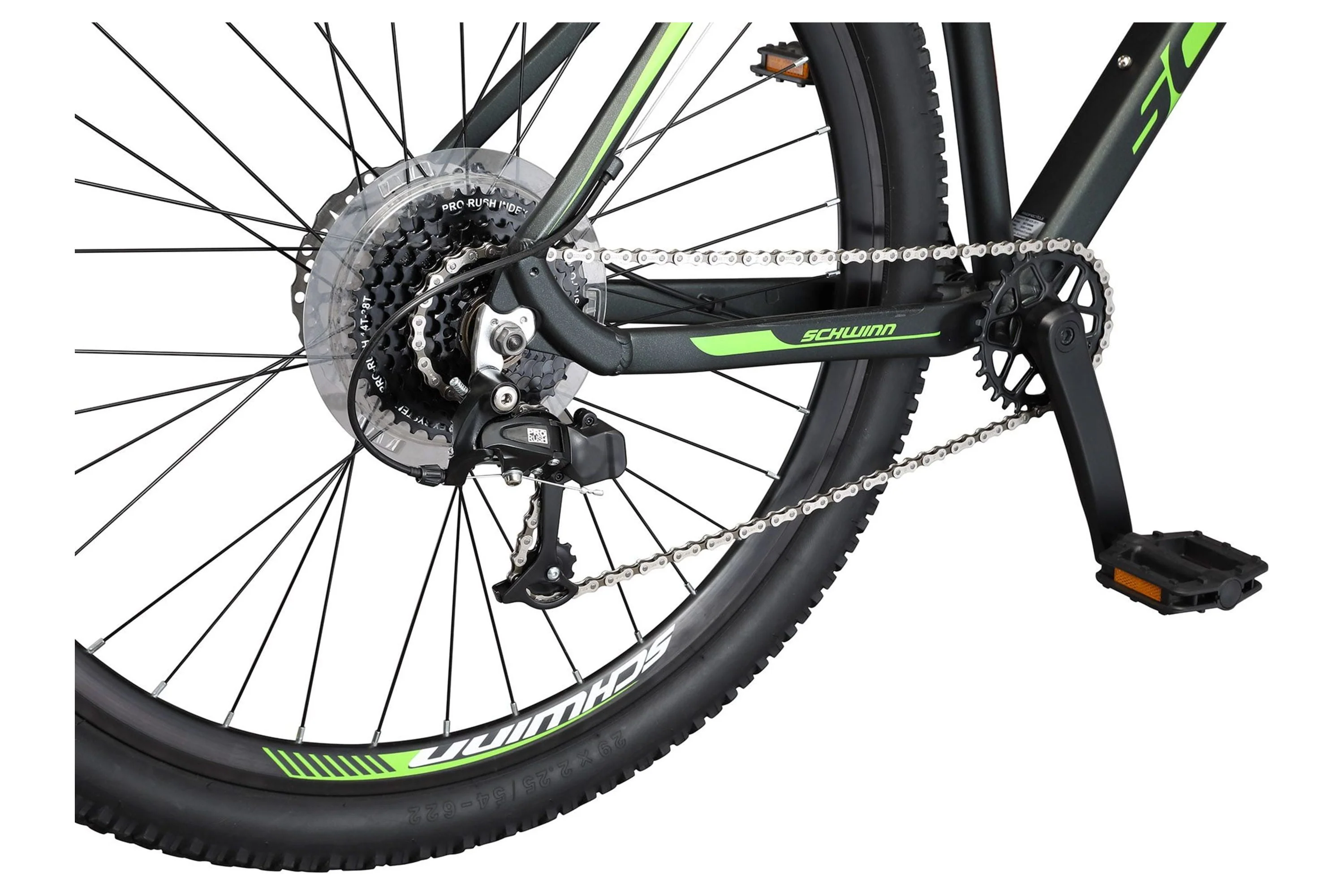 Schwinn 29-in. Boundary Mens Mountain Bike, Black and Green