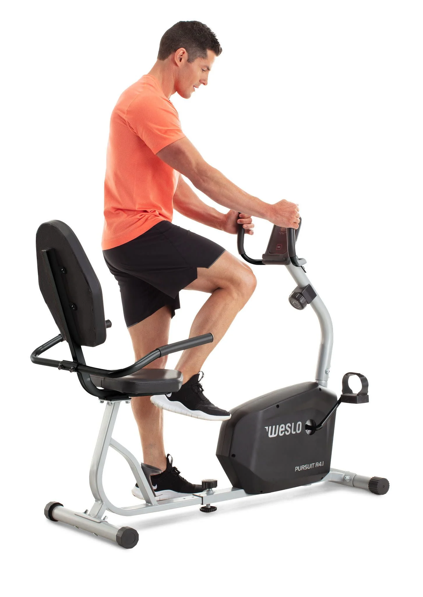 Weslo Pursuit R 4.1 Recumbent Exercise Bike with Inertia-Enhanced Flywheel