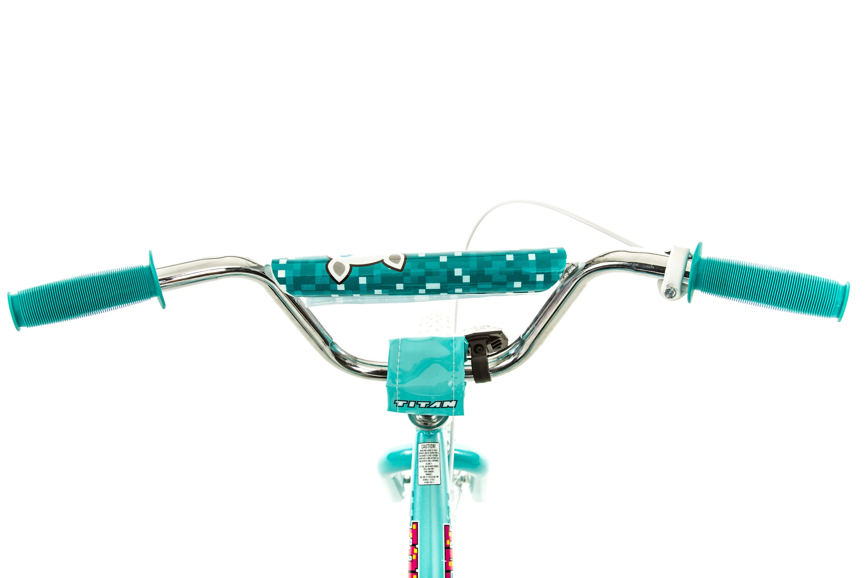 Titan #20141-91 Tomcat Girls BMX Bike with Pads, Teal Blue, 20-Inch Wheel