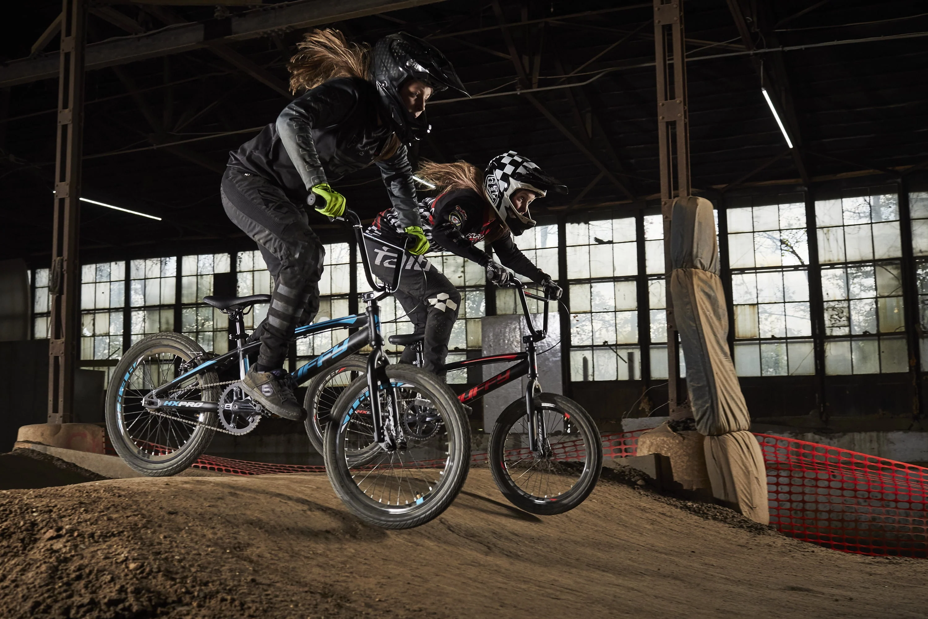 20-inch BMX Bikes HX-Pro Bike, Black with Teal, Aluminum Frame