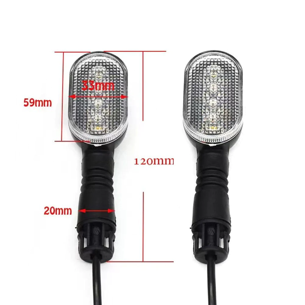 Fule 36V-72V Electric Bicycle Ebike Taillight Turn Signal Rear Rack Lamp Tail Light