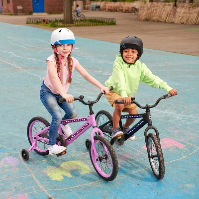 Jetson JLR M Light Up 16" Kids' Bike - Black