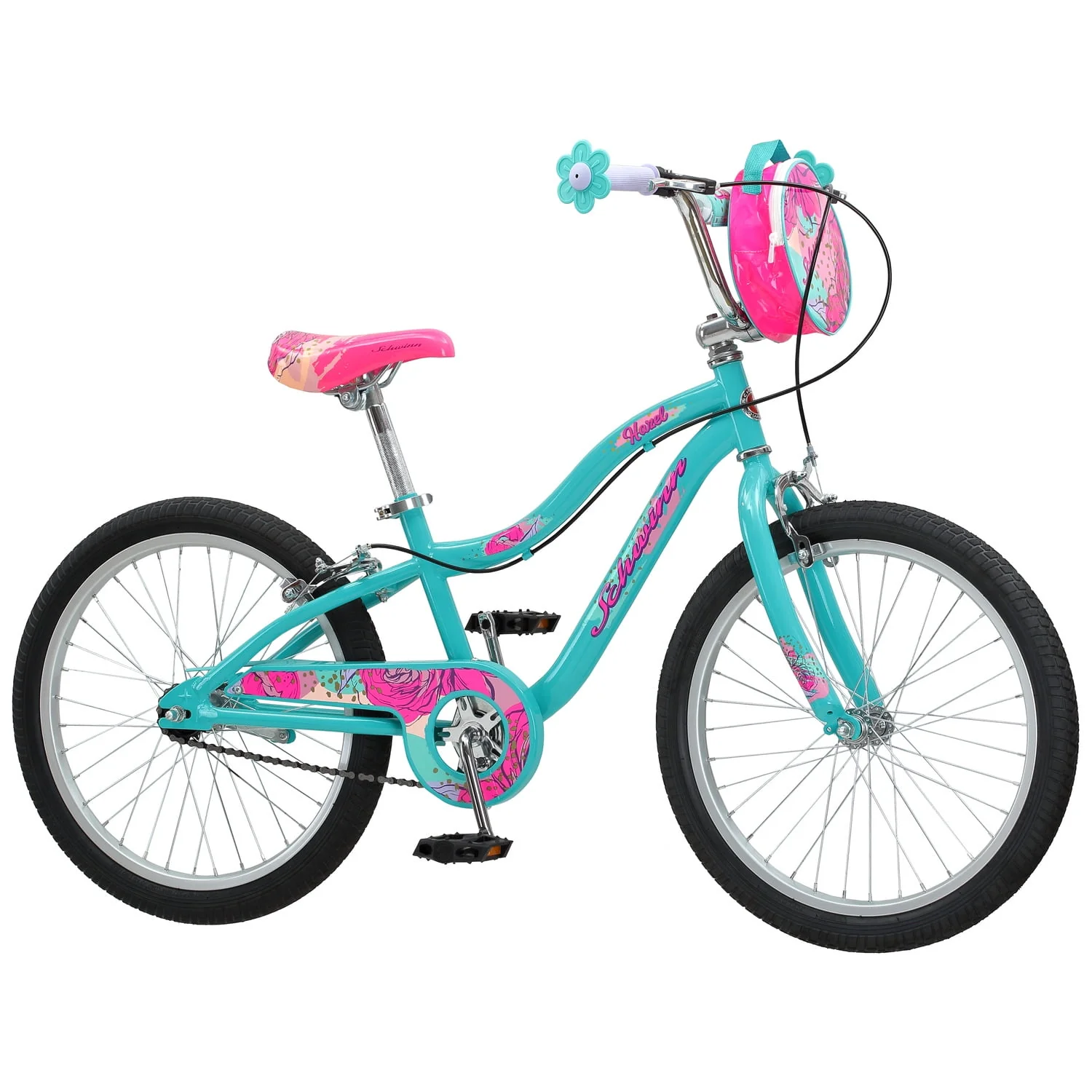 Schwinn Hazel Kids Bike, Single Speed, 20-Inch Wheels, Teal