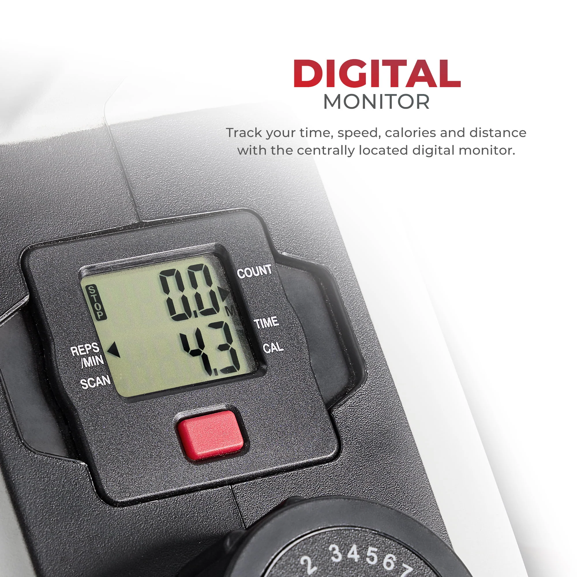 Sunny Health & Fitness Magnetic Under Desk Elliptical Peddler Exerciser - SF-E3872