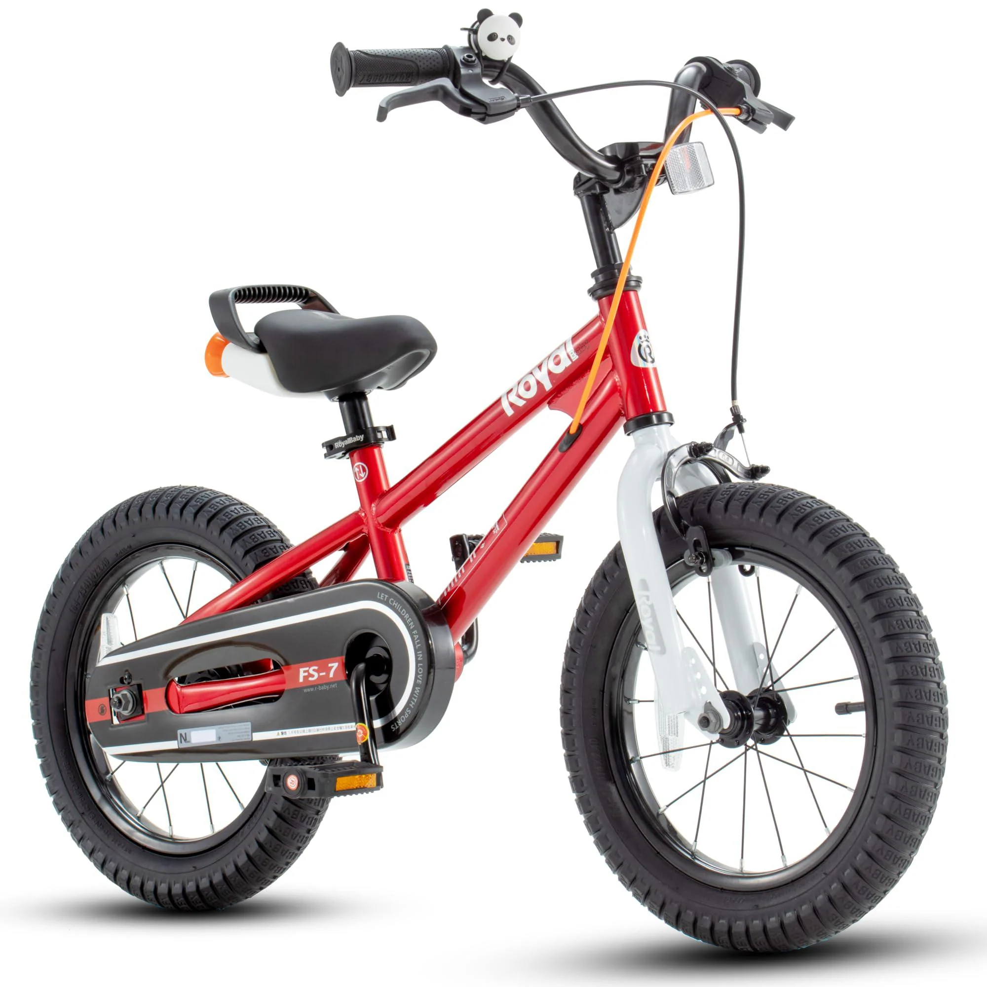 royalbaby freestyle 7 kids bike toddlers 14 inch wheel dual handbrakes bicycle beginners boys girls ages 3-5 years, kickstand