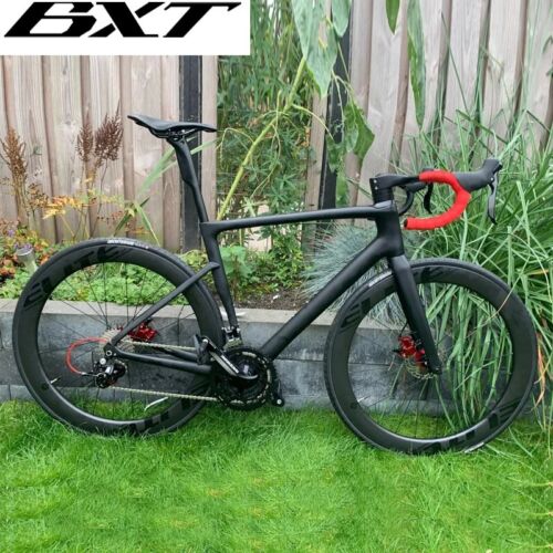 700C Carbon Road Bike Full Hidden Racing Disc Brake Carbon Road Complete Bike
