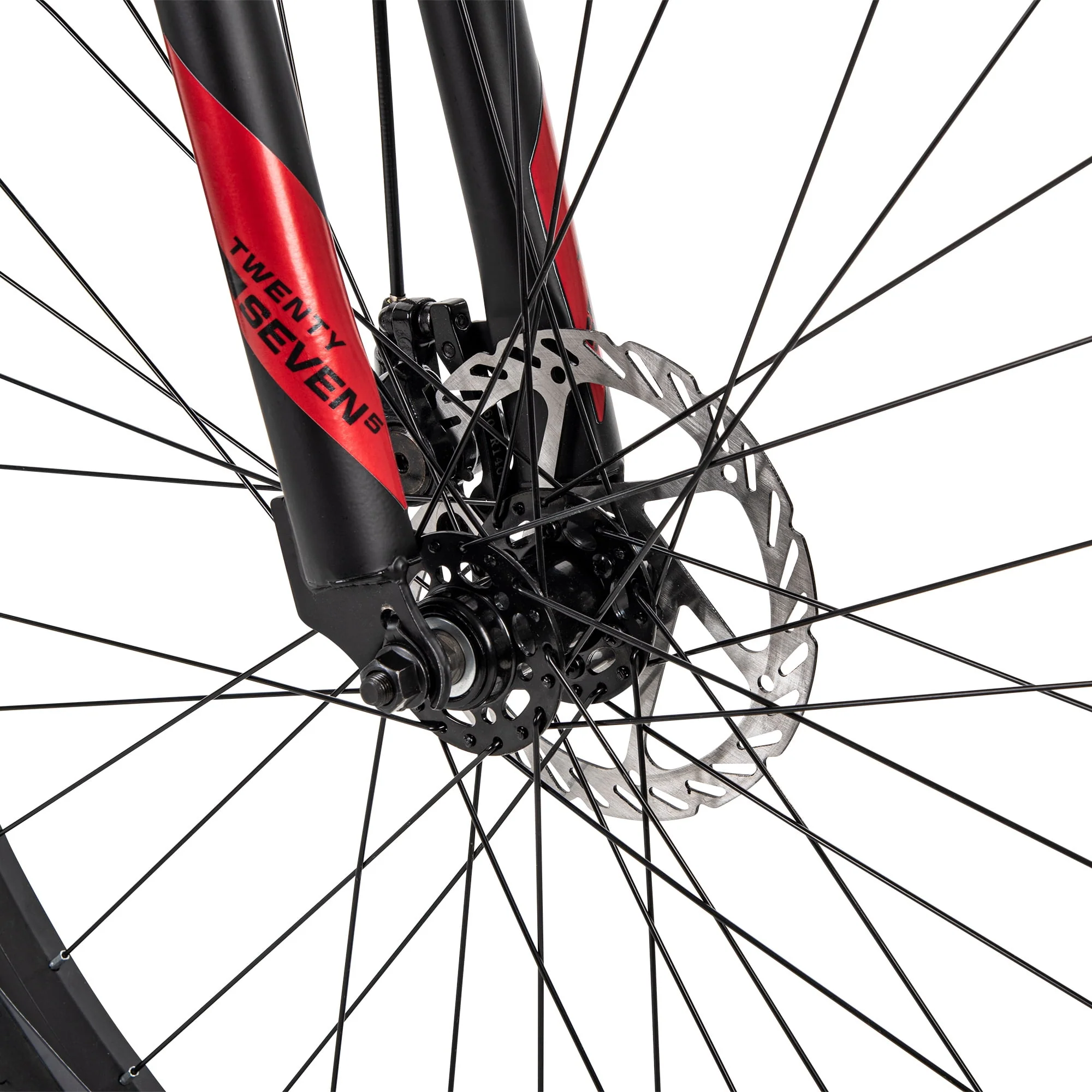 27.5 in. Rangeline Men's Mountain Bikes, Black and Red