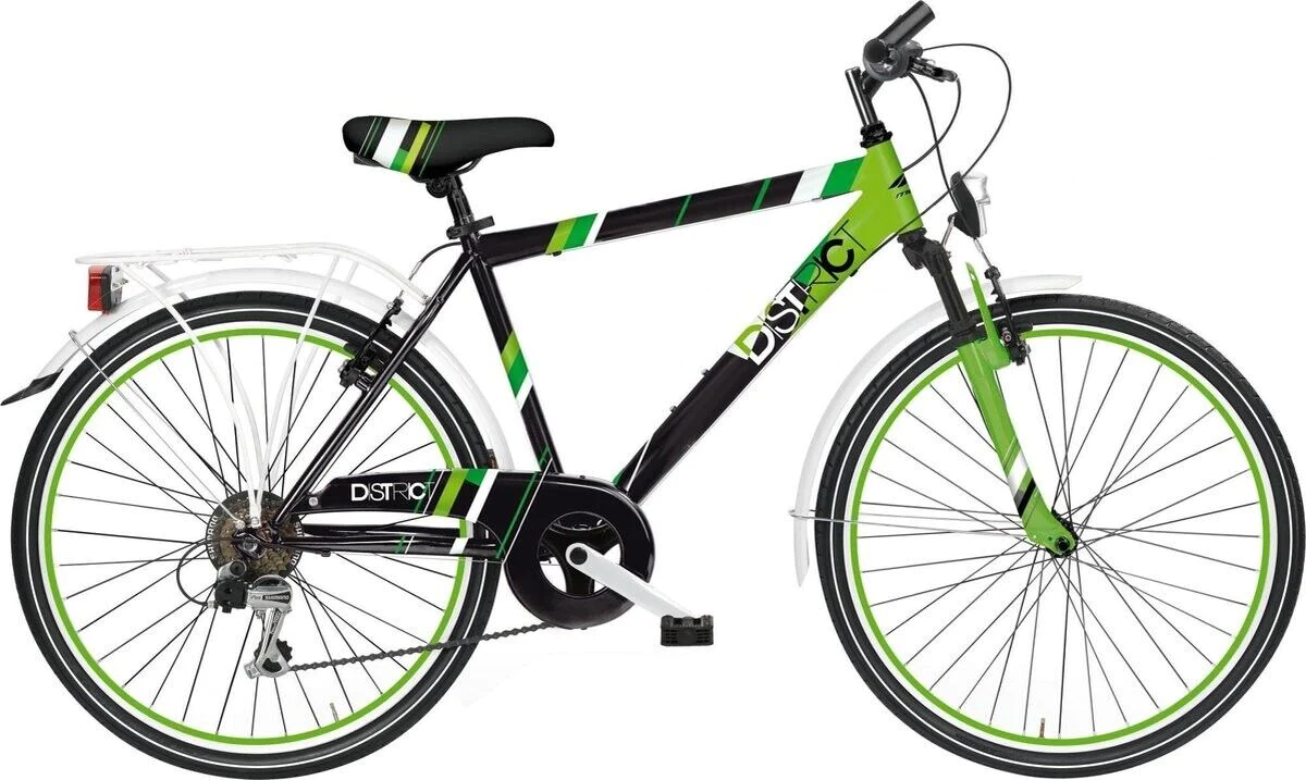Boys Mountain Bike District 20" Green/Black