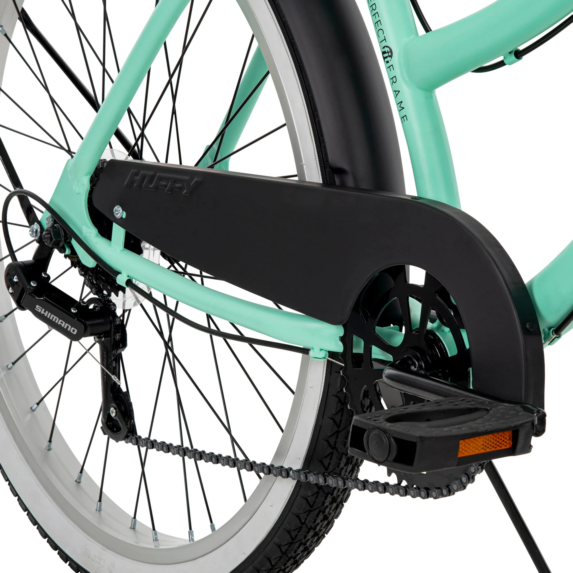 26-In. Women's Lockland 7-Speed Cruiser Bike, Sea Foam, Green