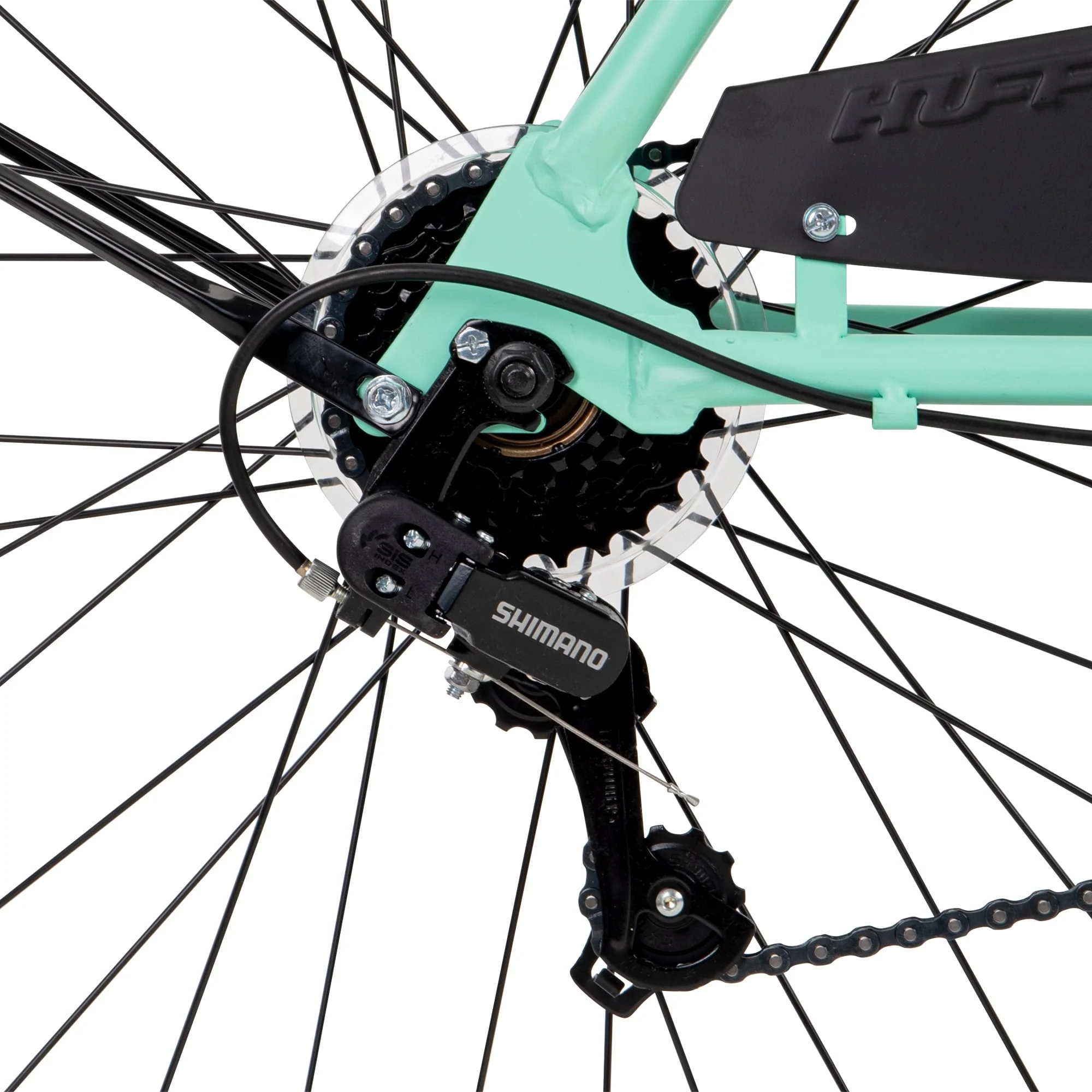 26-In. Women's Lockland 7-Speed Cruiser Bike, Sea Foam, Green