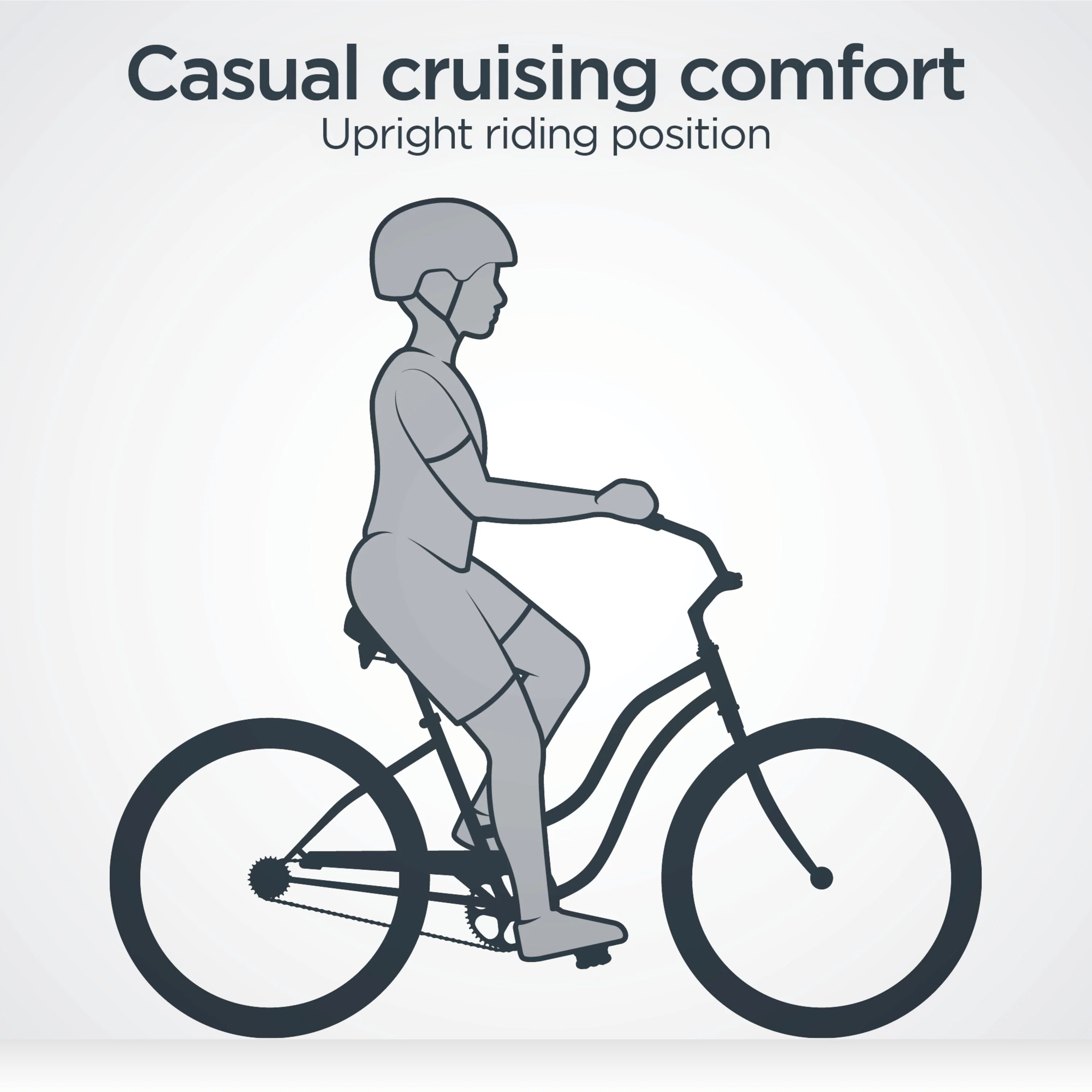 Cabo Cruiser Bike, 26-inch wheels, vintage-style womens frame, blue