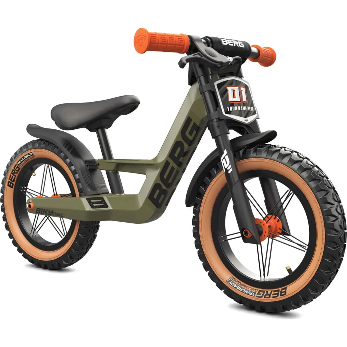 BERG Biky Trail Handbrake Balance Bike - Green