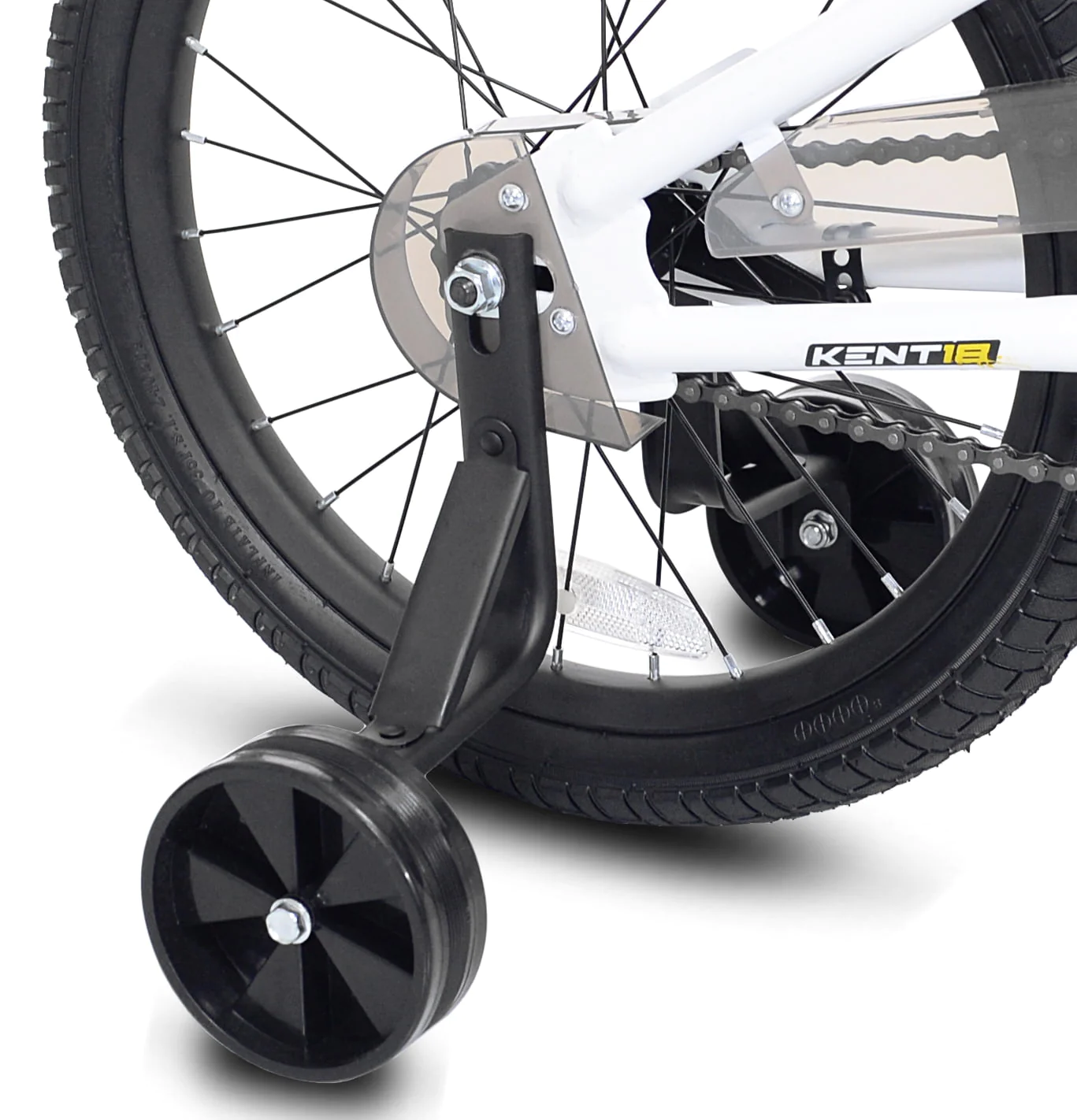 Kent Bicycles18 in. Rampage Boy's Child Bike, White and Black