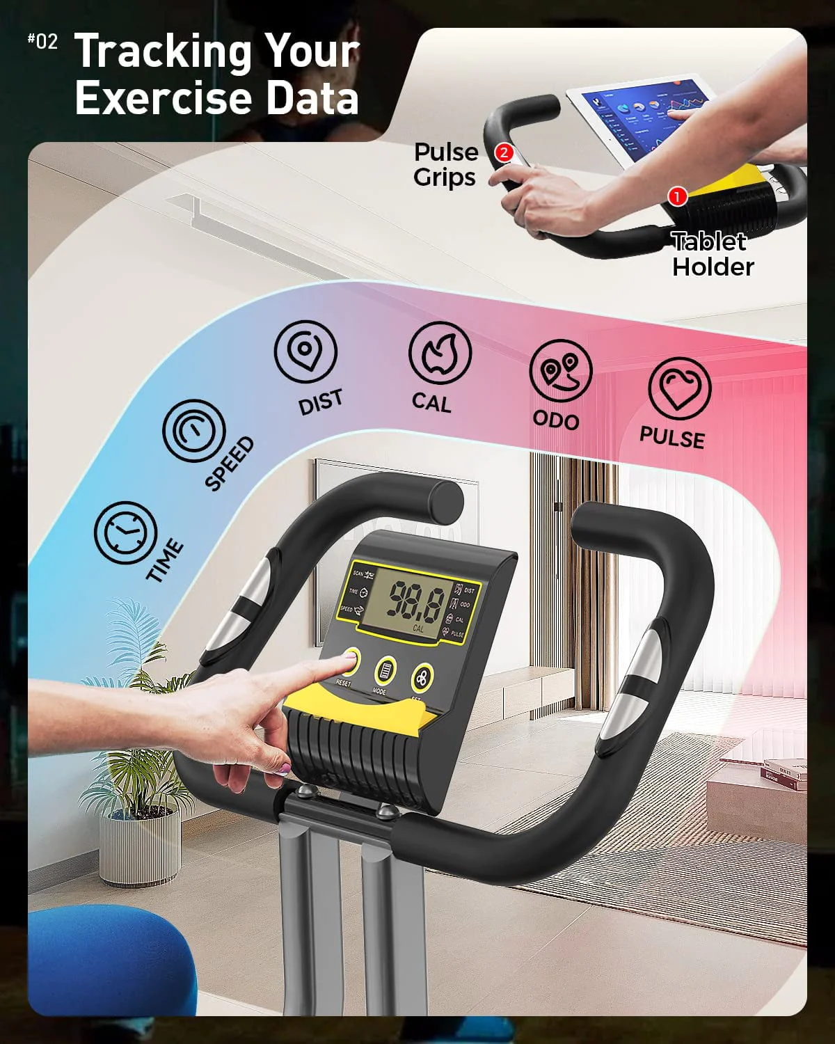 Pooboo Magnetic Exercise Bikes Belt Drive Indoor Cycling Bike for Home Cardio Workout 330 Lbs