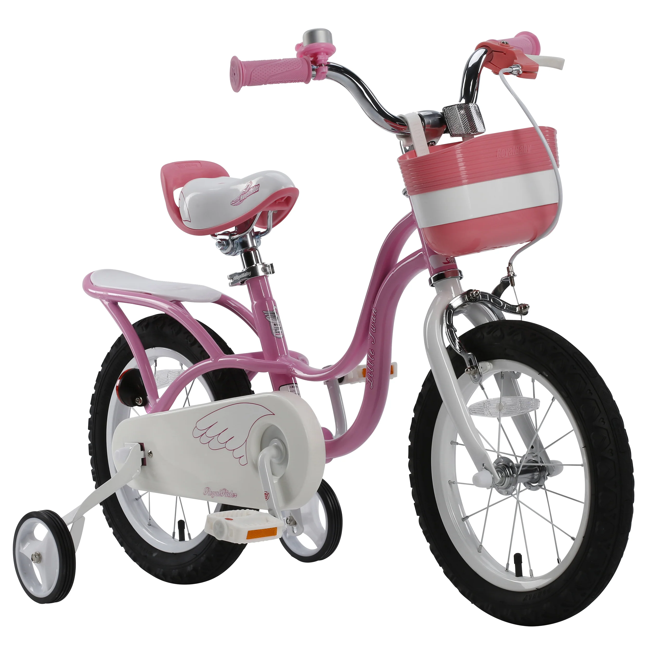 Royalbaby Little Swan Girl&s;s Bike, 14 inch wheels, Pink