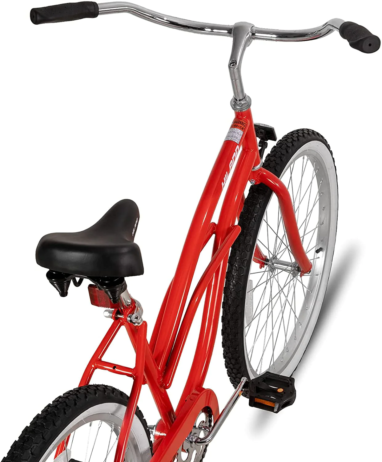 Hiland 26 inch Women's Men’s Beach Cruiser Bike Bicycle Red Black Blue