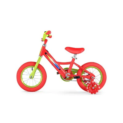Jetson Light Rider 12" Kids' Light Up Bike - Red/Lime